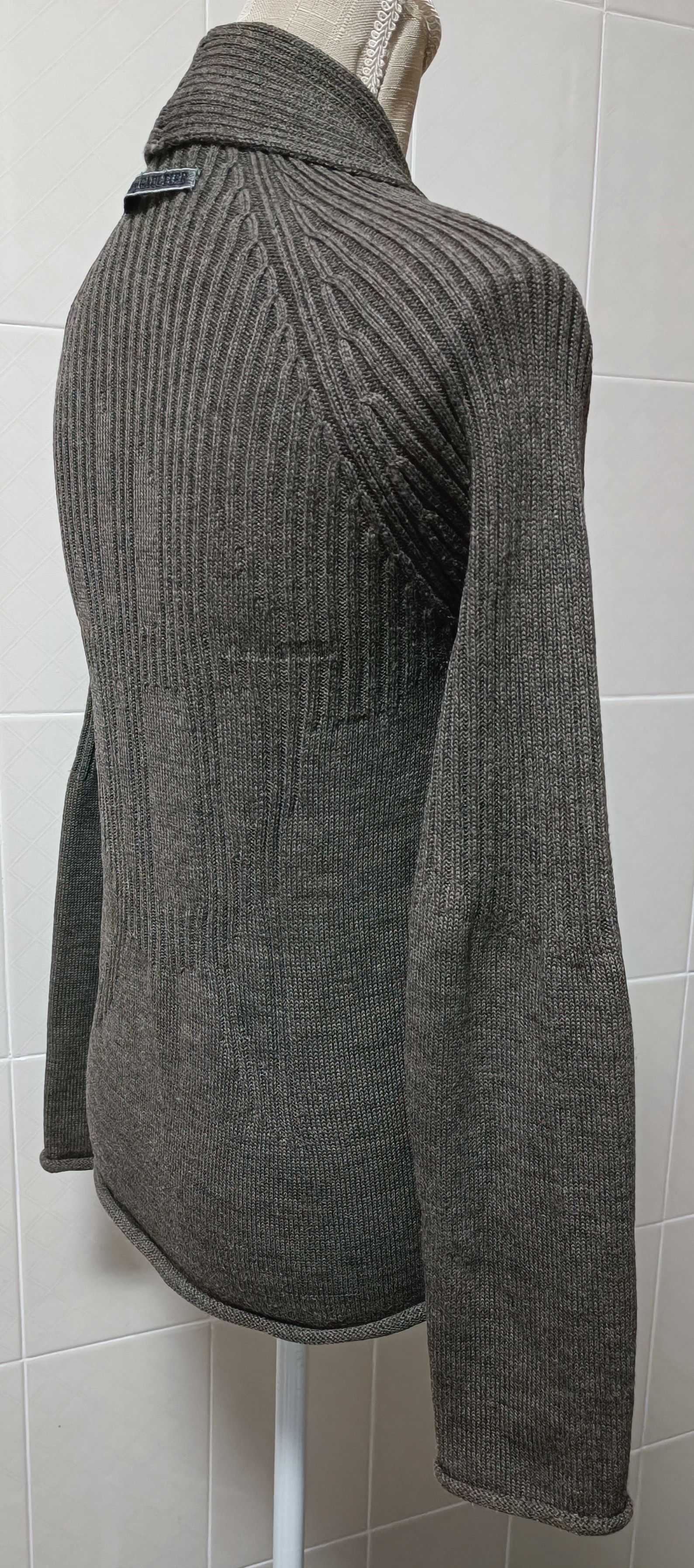 Jean Paul Gaultier 90's - Mink color wool cardigan Size S / US 4 / IT 40 - 19 Thumbnail