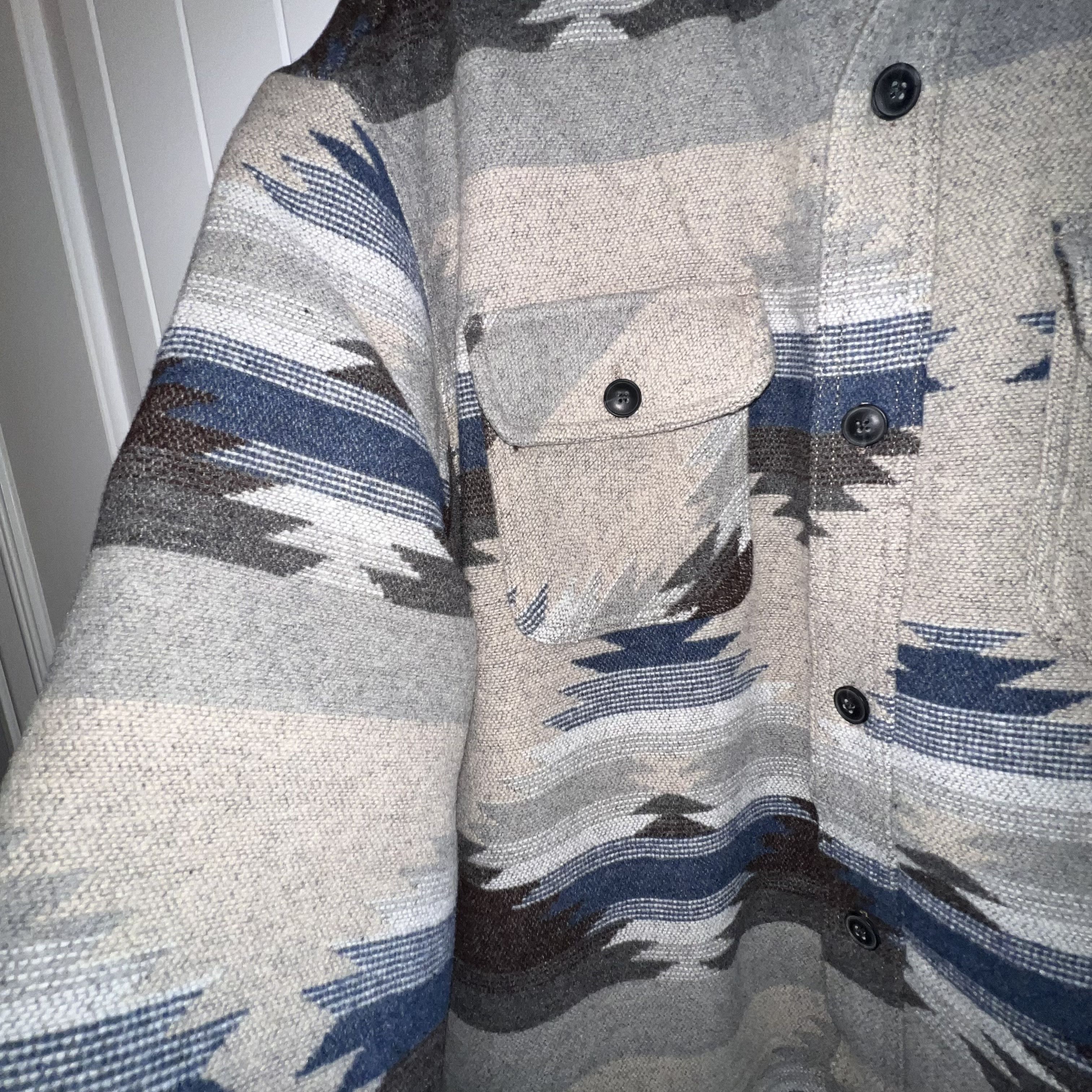 JACHS NY Jachs New York Blue & Tan Wool Blend Sherpa Lined Jacket XXL Size US XXL / EU 58 / 5 - 5 Thumbnail