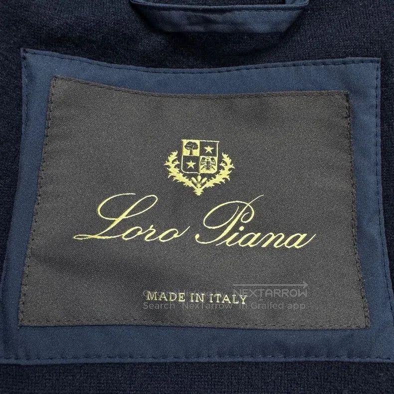 Loro Piana Loro Piana Navy Blue Hooded Jacket. Size US XL / EU 56 / 4 - 2 Thumbnail