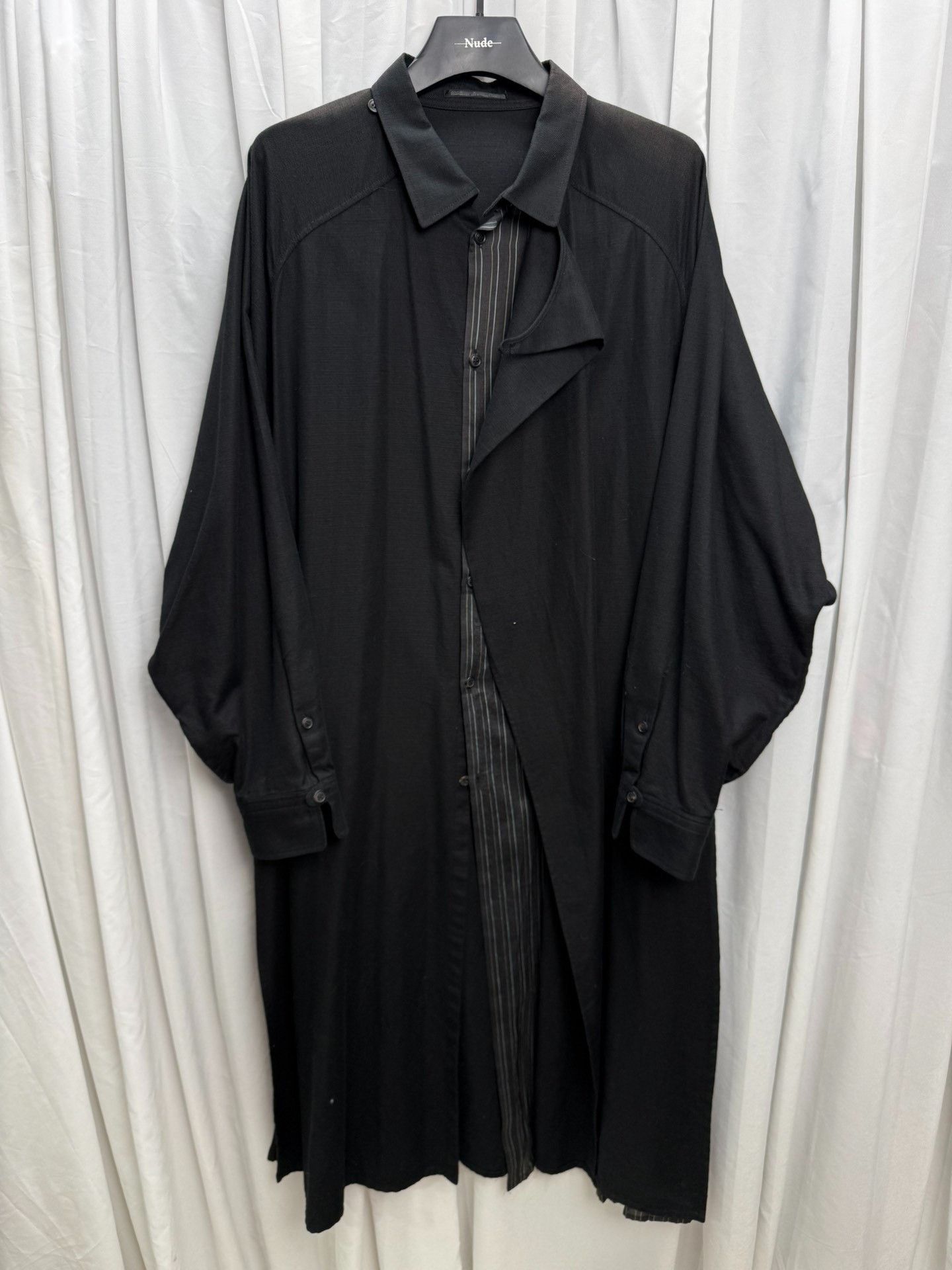 Yohji Yamamoto Yohji Yamamoto Pour Homme Double-Layer Coat Size US M / EU 48-50 / 2 - 1 Thumbnail