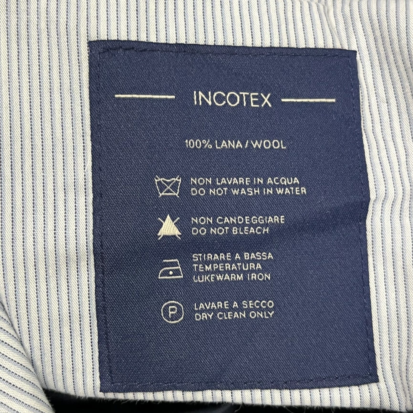 Incotex Incotex Dress Pants Mens 36 x 30 Gray Wool Straight Regular 130s Slim Pleated Trousers Mens Size US 36 / EU 52 - 2 Thumbnail