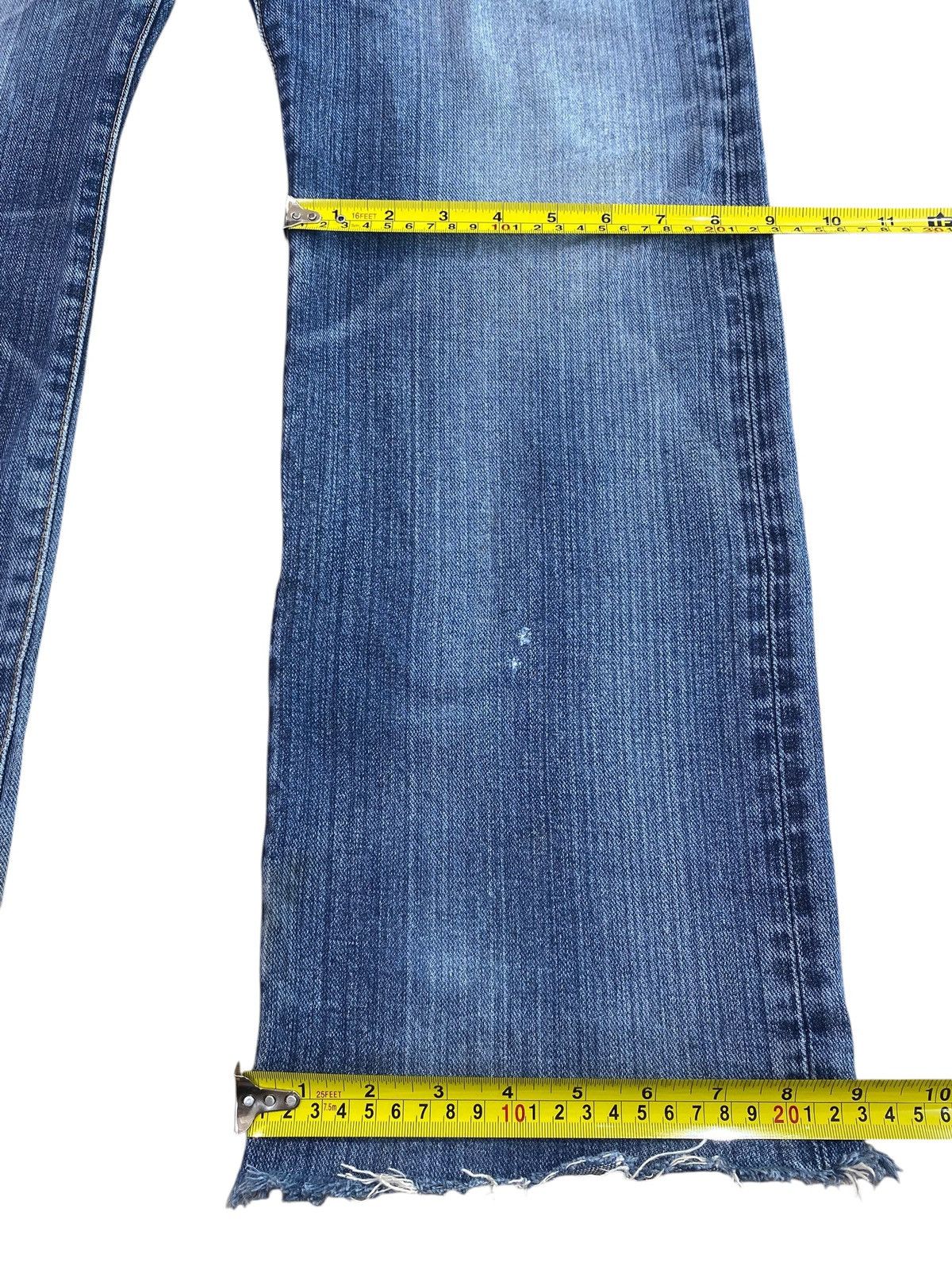 Edwin Edwin Vintage Whisker Faded Wash Style Straight Cut Jeans Size US 35 - 8 Thumbnail