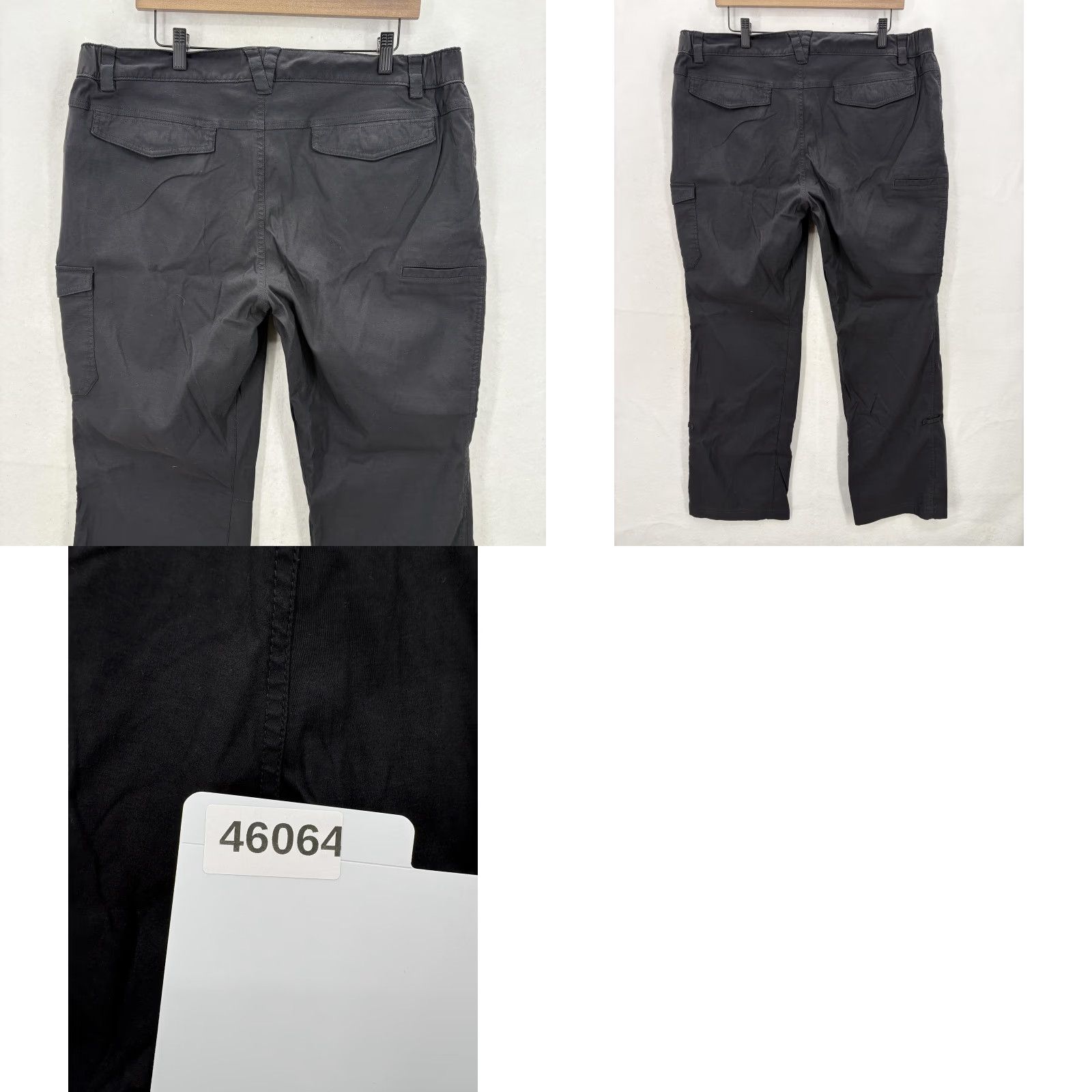 Duluth Trading Company VINTAGE? No. Duluth Trading Co Duluth Flex Dry on the Fly Convertible Bootcut Pants Womens 18 Black Stretch Size 40" / US 18 - 9 Thumbnail