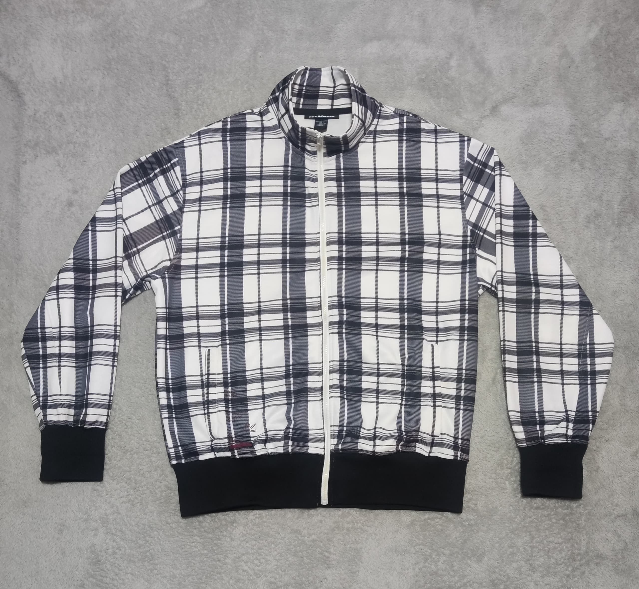 Rocawear Vintage Rocawear Monochrome Plaid Jacket Embroidered Logo Size US L / EU 52-54 / 3 - 2 Thumbnail