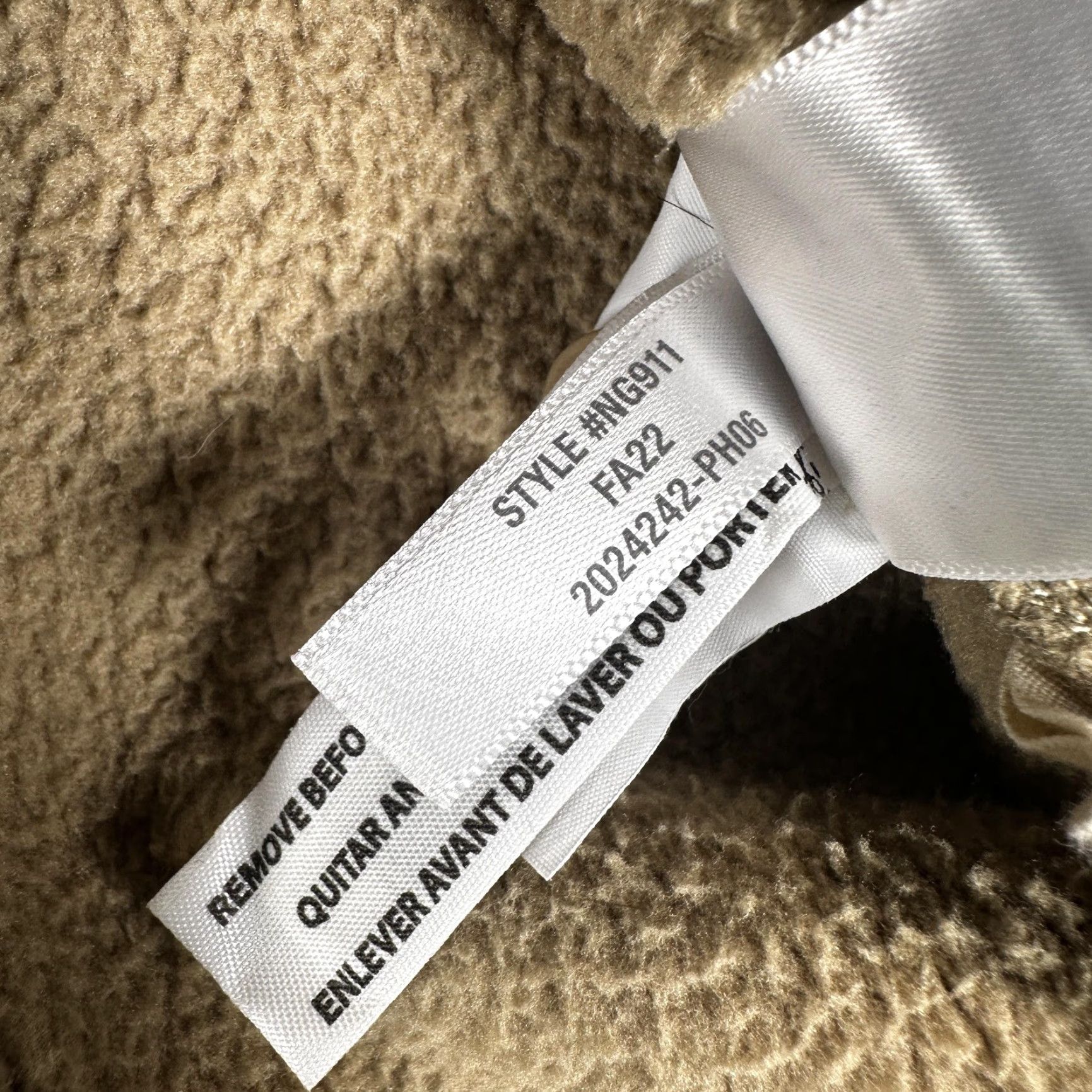 Madewell Madewell Fleece Jacket Womens Medium Beige Sherpa Cozy Button Front Shirt Coat Size M / US 6-8 / IT 42-44 - 5 Thumbnail