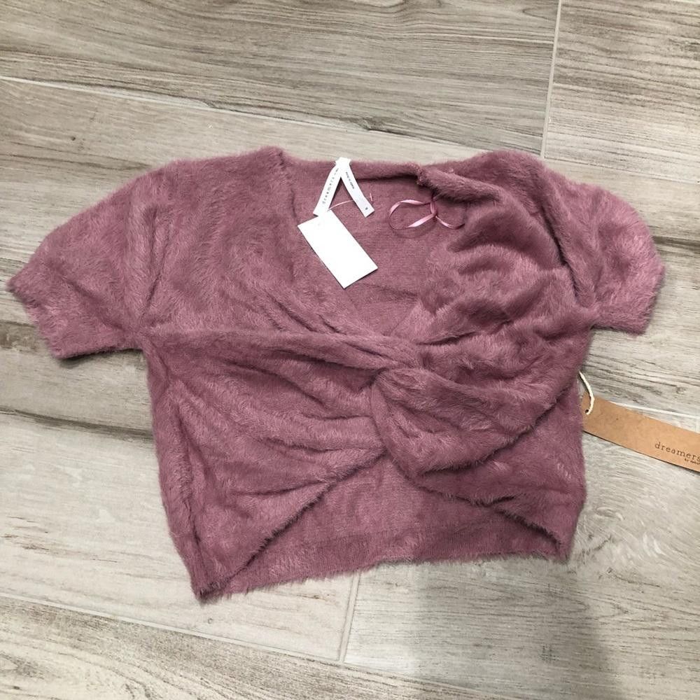 Designer Stylish Knotted Short Sleeve Top Size S / US 4 / IT 40 - 3 Thumbnail
