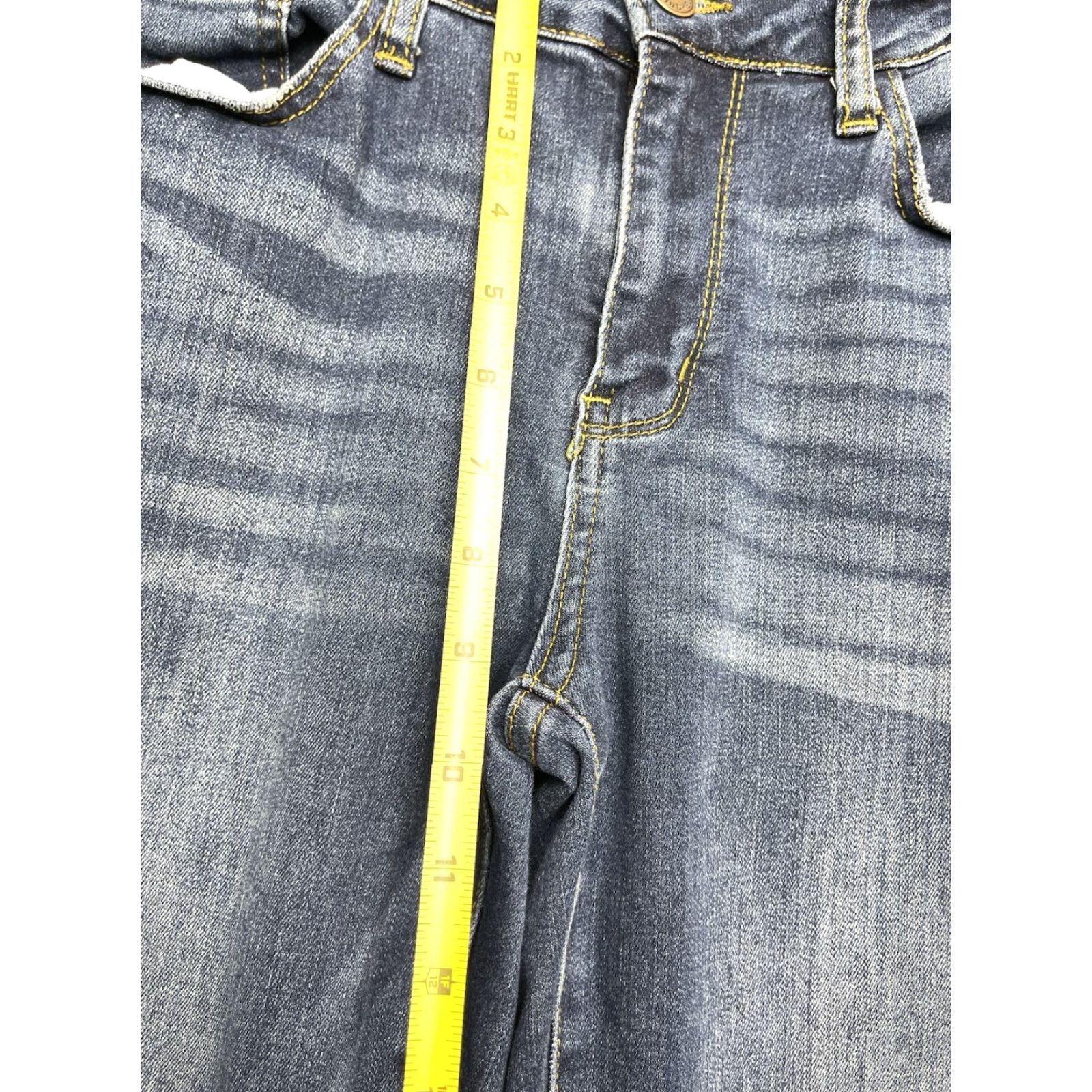 Denime Judy Blue Jeans Womens 30 Relaxed Fit Dark Wash Blue Denim Casual JB82102DK Jeans Size 30" / US 8 / IT 44 - 7 Thumbnail