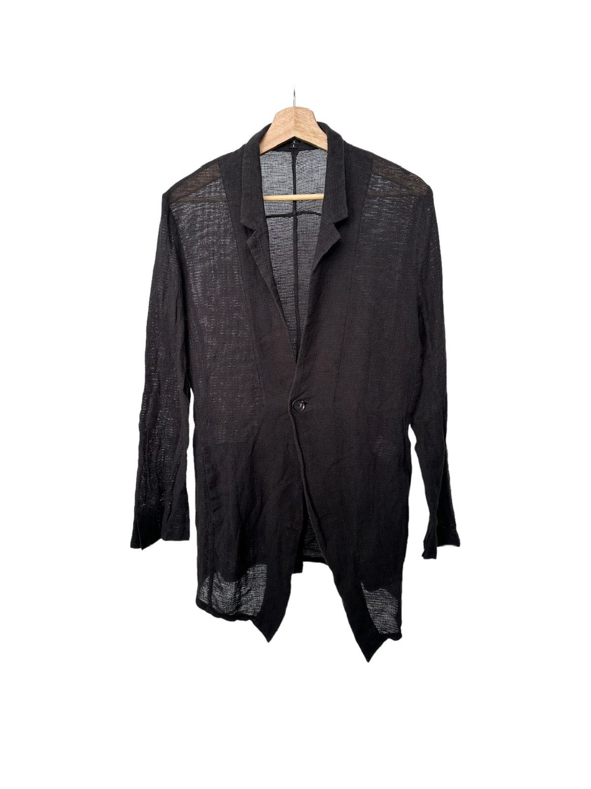 NO ID Avantgarde No ID gauze dyed linen cardigan Size US M / EU 48-50 / 2 - 2 Thumbnail