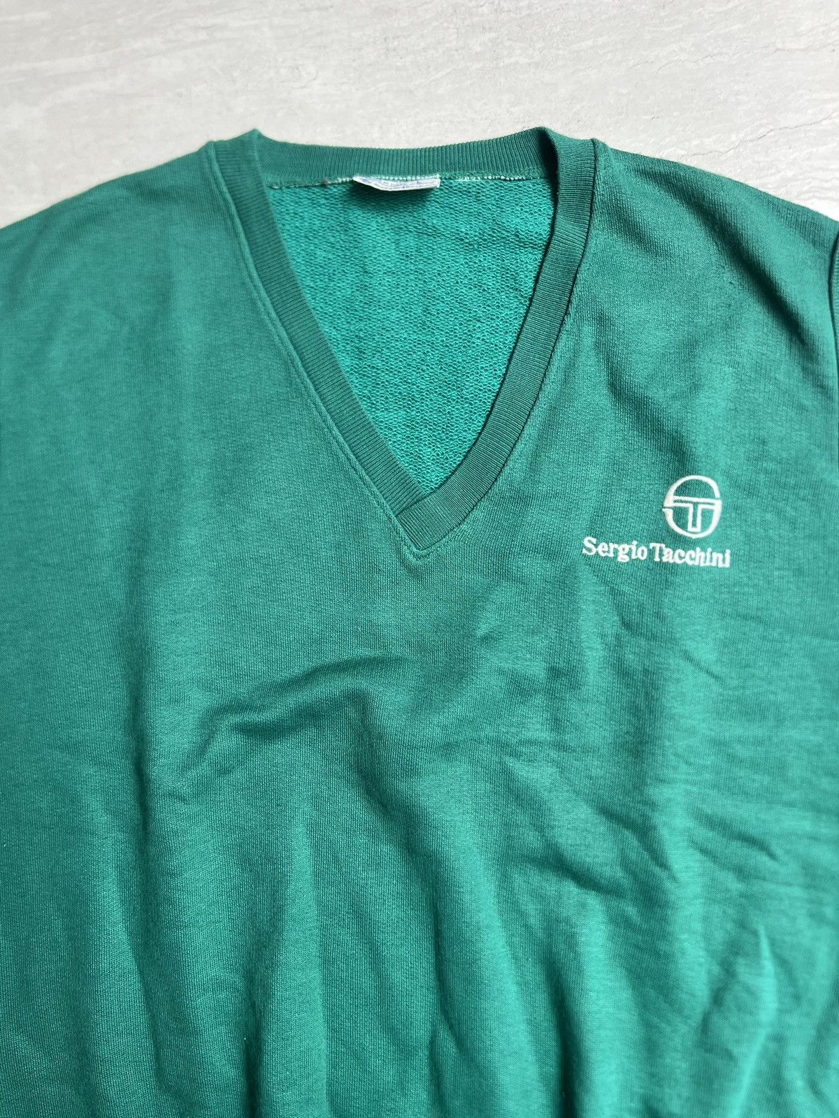 Sergio Tacchini Sergio Tacchini Green Padel Tennis Vest Size US L / EU 52-54 / 3 - 3 Thumbnail