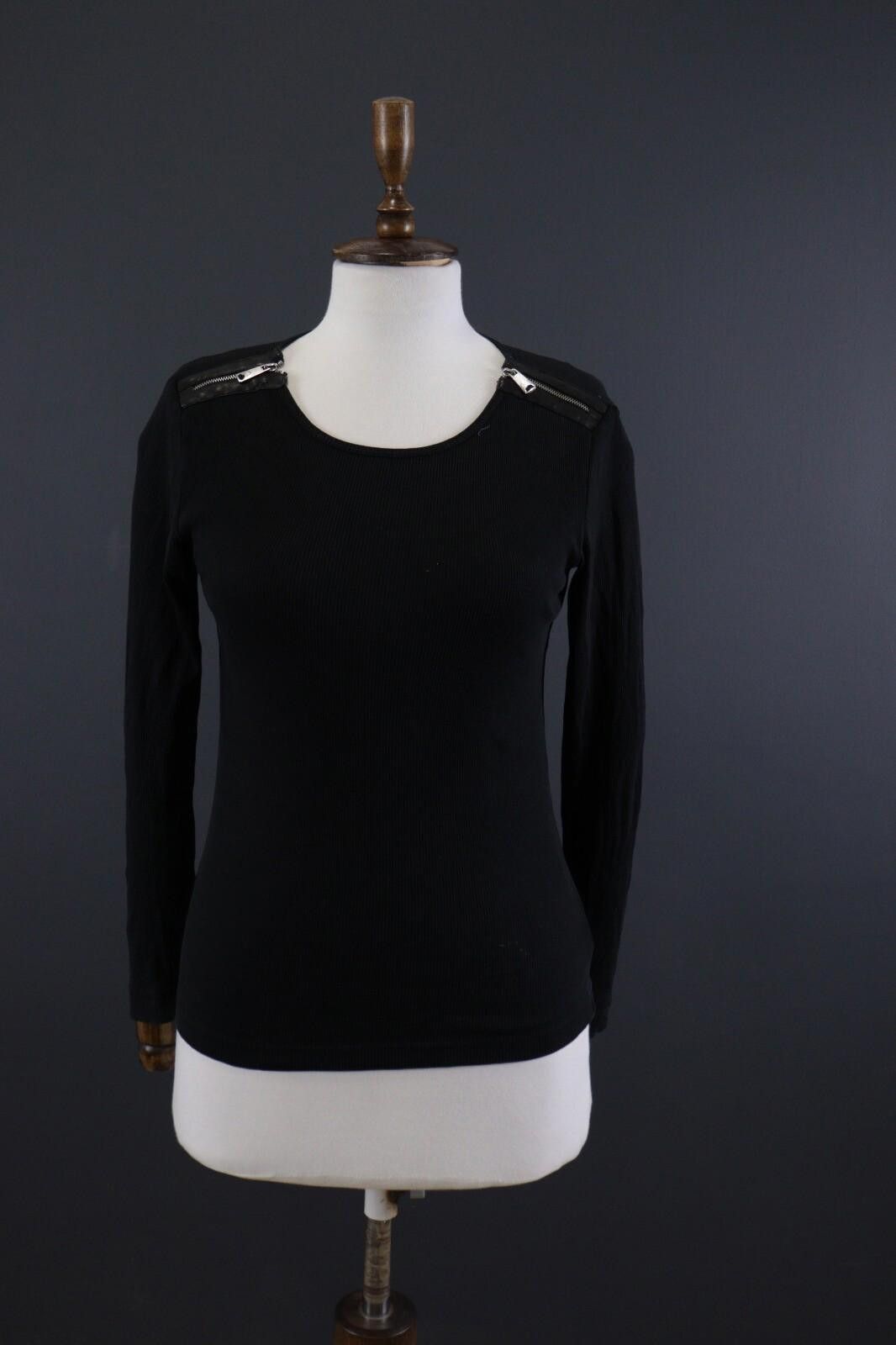 Lauren Ralph Lauren Lauren Ralph Lauren Black Shoulder Pullover Shirt Size XS Size XS / US 0-2 / IT 36-38 - 1 Thumbnail