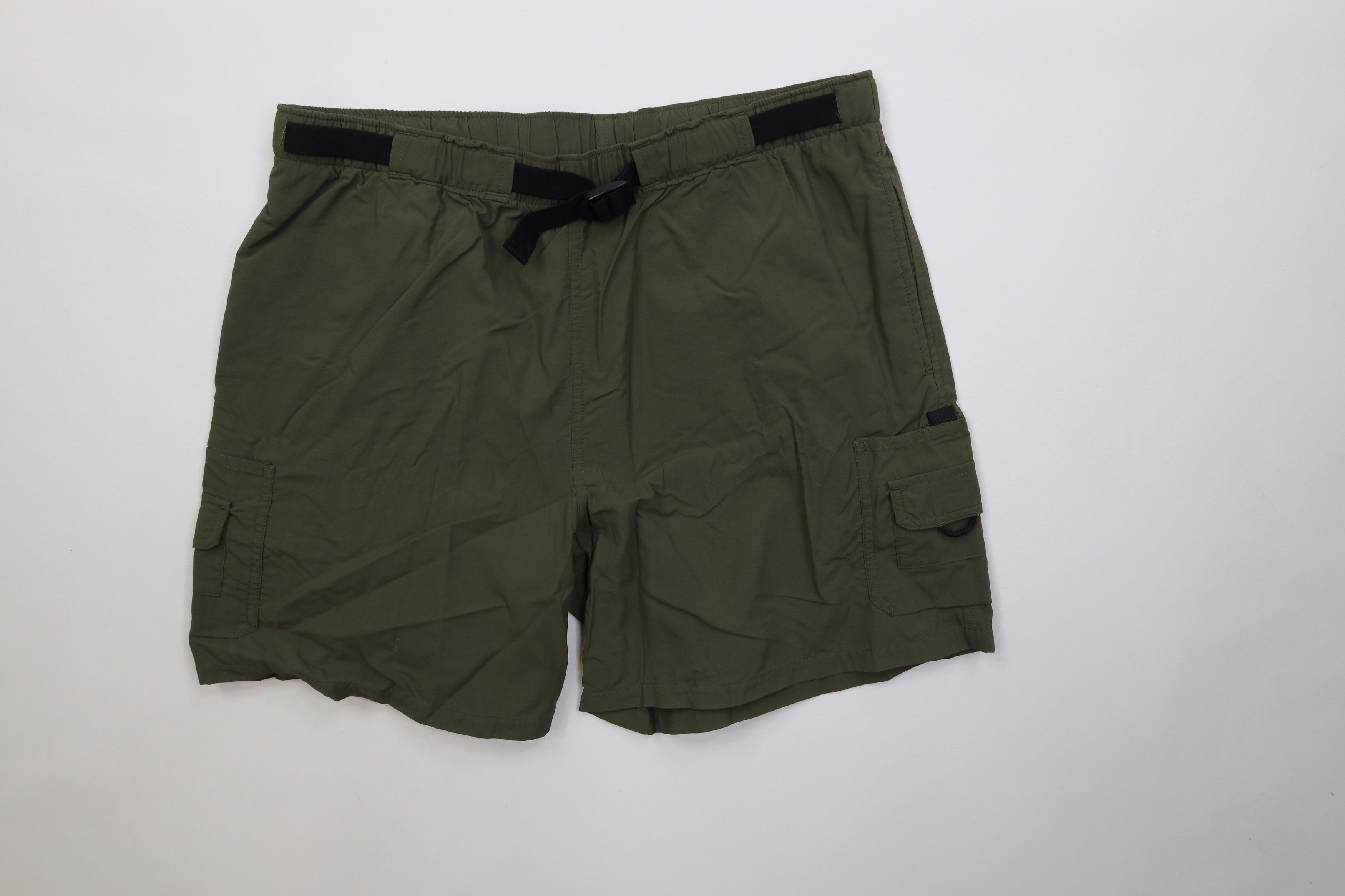 Columbia Vintage Y2K Columbia Above Knee Trekking Cargo Shorts Green Size 31" - 1 Thumbnail