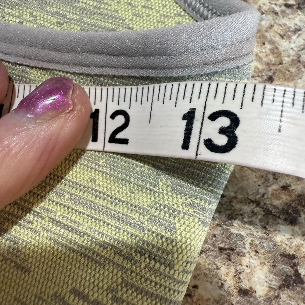 Gymshark Gymshark Gray and Yellow Racerback Sports Bra Size S / US 4 / IT 40 - 7 Thumbnail