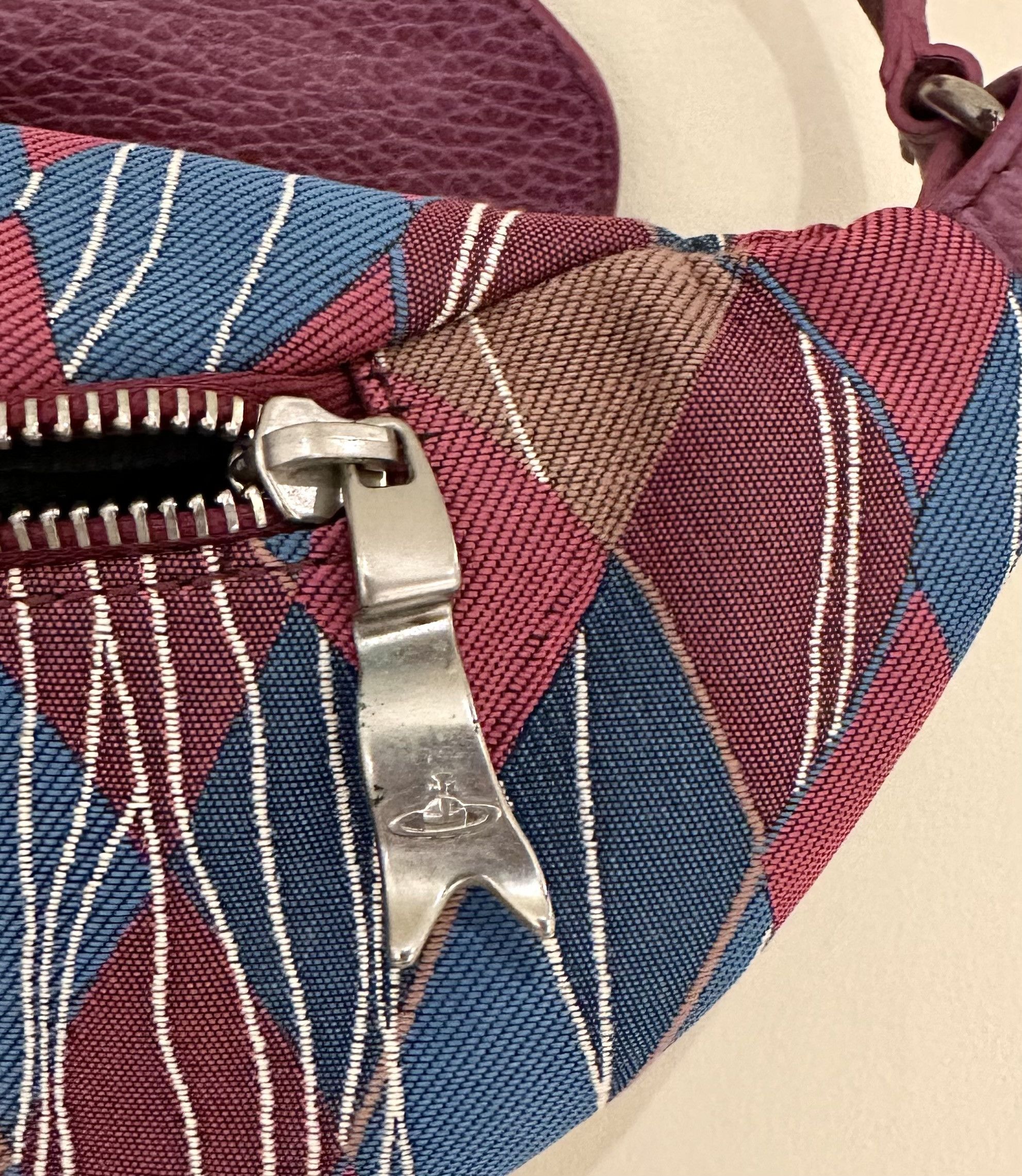Vivienne Westwood Tartan Argyle Patterned Beltbag - Blue/Pink Size ONE SIZE - 7 Thumbnail
