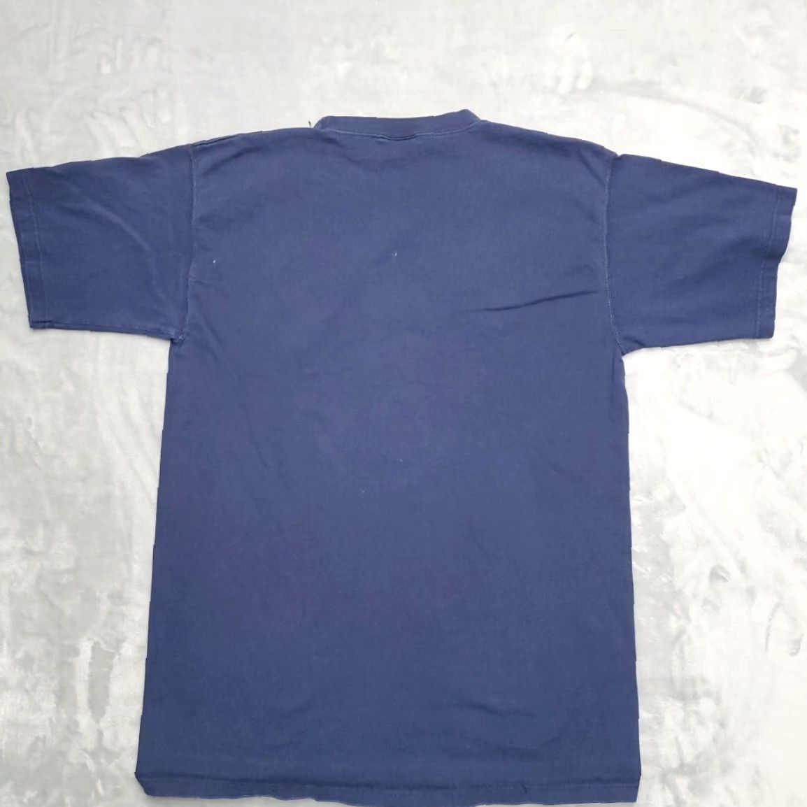 Vintage VINTAGE Pluma Shirt Men Blue Heavyweight Cotton Crewneck Blank Made in USA Tee Size US M / EU 48-50 / 2 - 4 Thumbnail