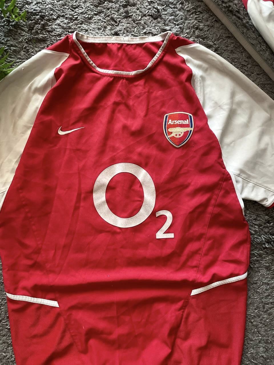 Nike × Vintage 90s Nike Vintage T-Shirt Arsenal O2 Soccer Jersey Rare Y2k Size US L / EU 52-54 / 3 - 7 Thumbnail