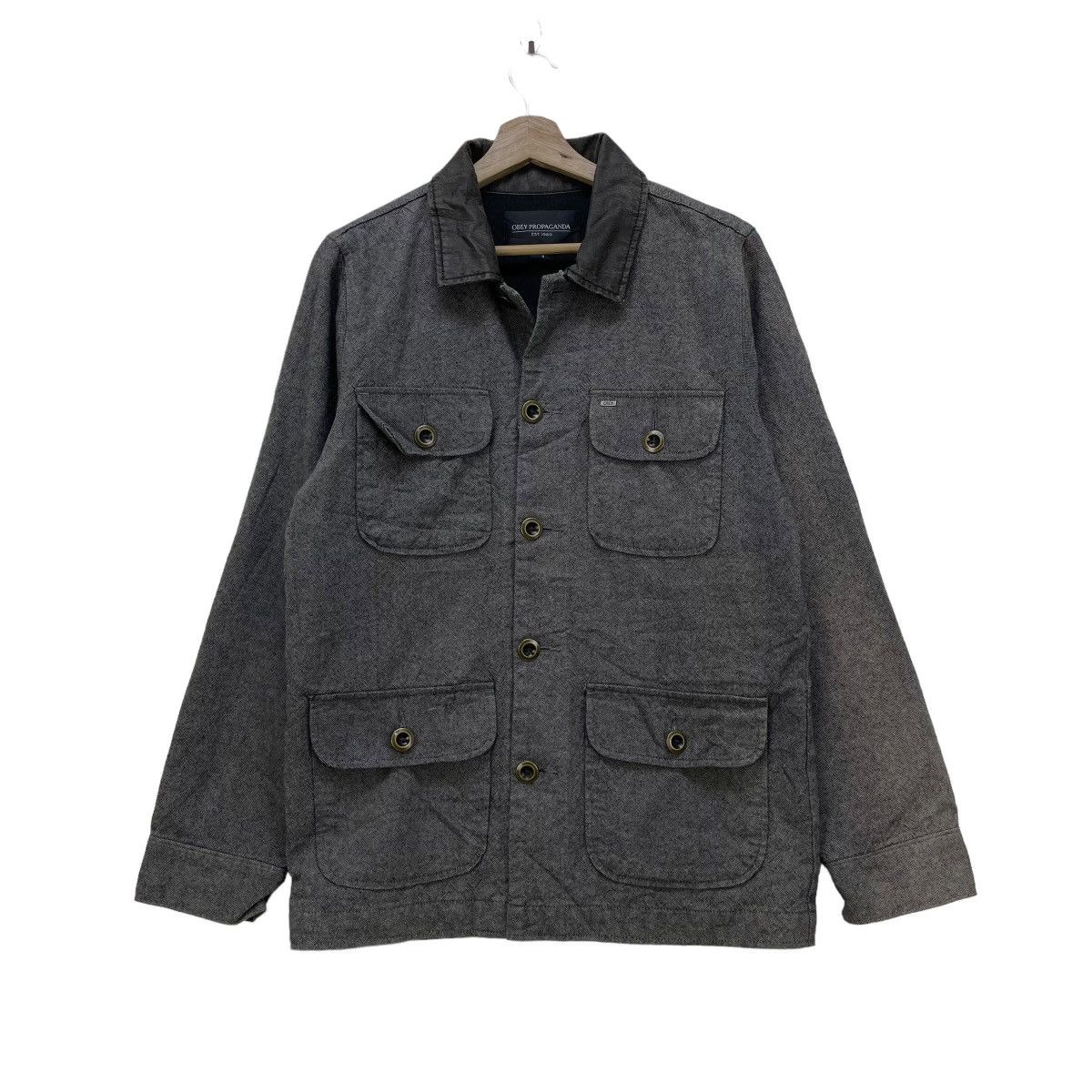 Obey × Vintage Vintage Obey Propaganda Chore Jacket Style Size US M / EU 48-50 / 2 - 1 Thumbnail