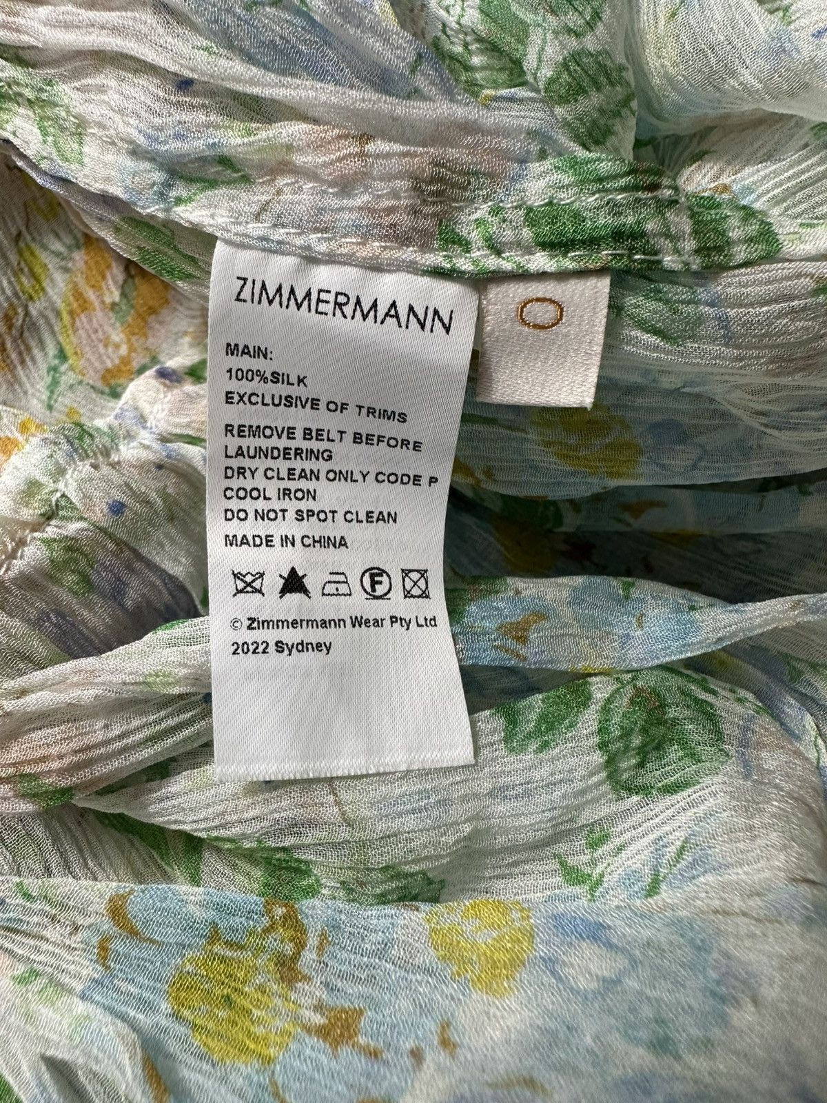 Zimmermann Zimmermann Silk Multi color Floral Dress Size S / US 4 / IT 40 - 7 Thumbnail