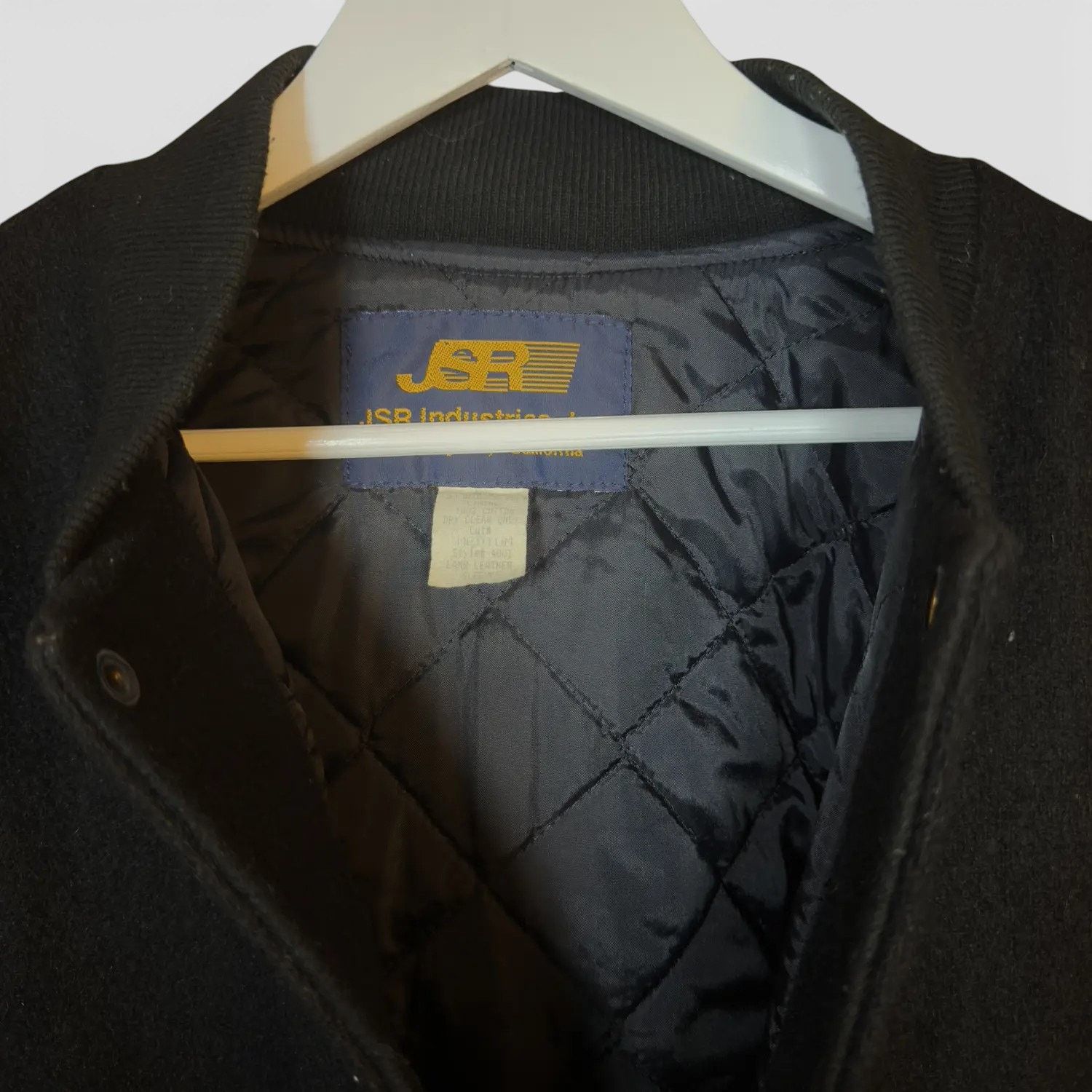 Vintage Vintage 90s NHL On Fox Wool And Leather Varsity Jacket Size US M / EU 48-50 / 2 - 6 Thumbnail