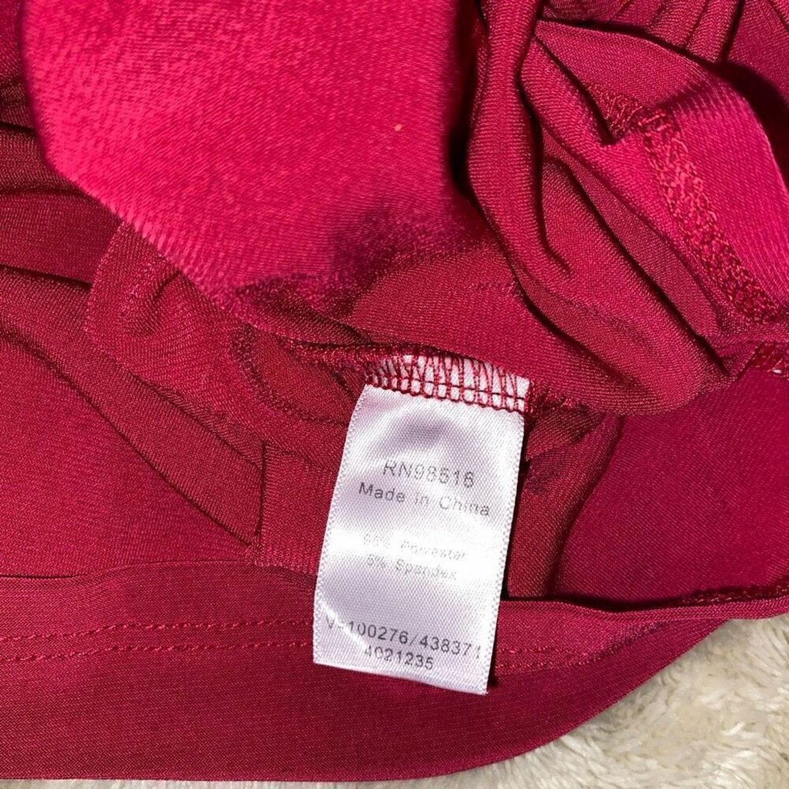 Coldwater Creek Coldwater Creek Red Cowl Neck Long Sleeve Blouse | Sz M Size M / US 6-8 / IT 42-44 - 5 Thumbnail