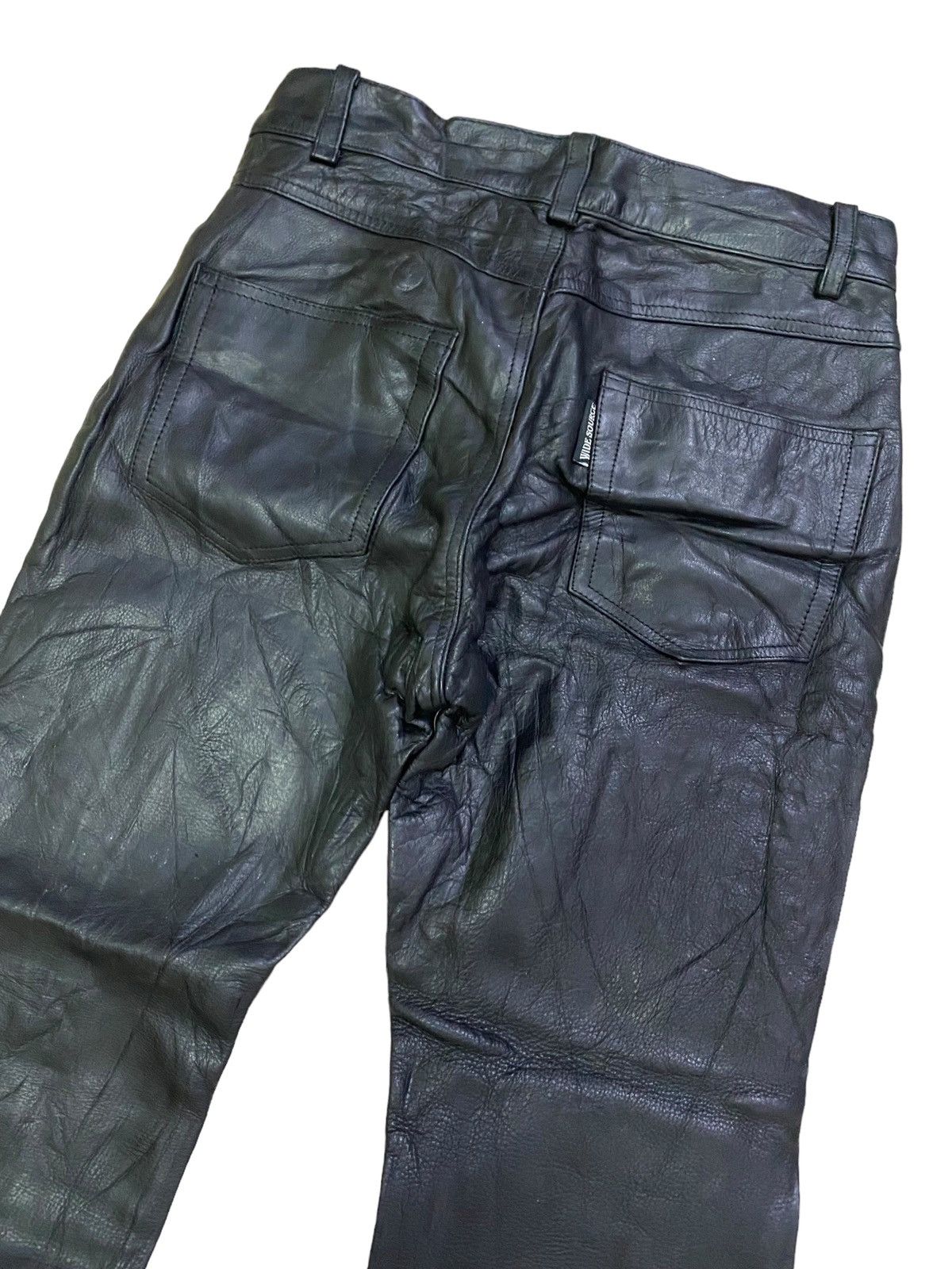 Leather 💥Vintage Japanese Leather Pant Size US 29 - 4 Thumbnail