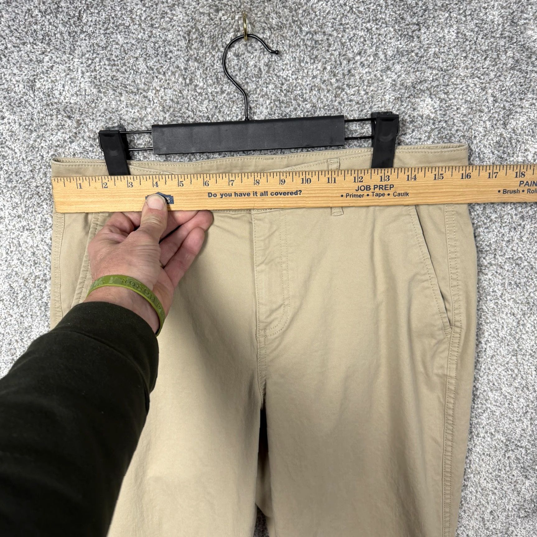 Eddie Bauer Eddie Bauer Pants Womens 8 Khaki Beige Chino Straight Leg Stretch Casual Twill Size 30" / US 8 / IT 44 - 2 Thumbnail