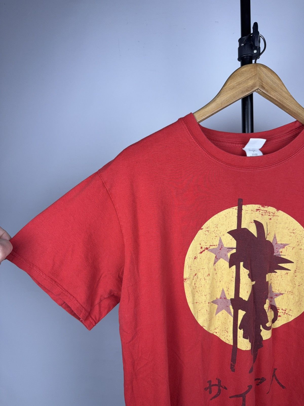 Vintage 00s Dragon Ball Goku Silhouette Vintage Style Anime Tee L Size US L / EU 52-54 / 3 - 5 Thumbnail