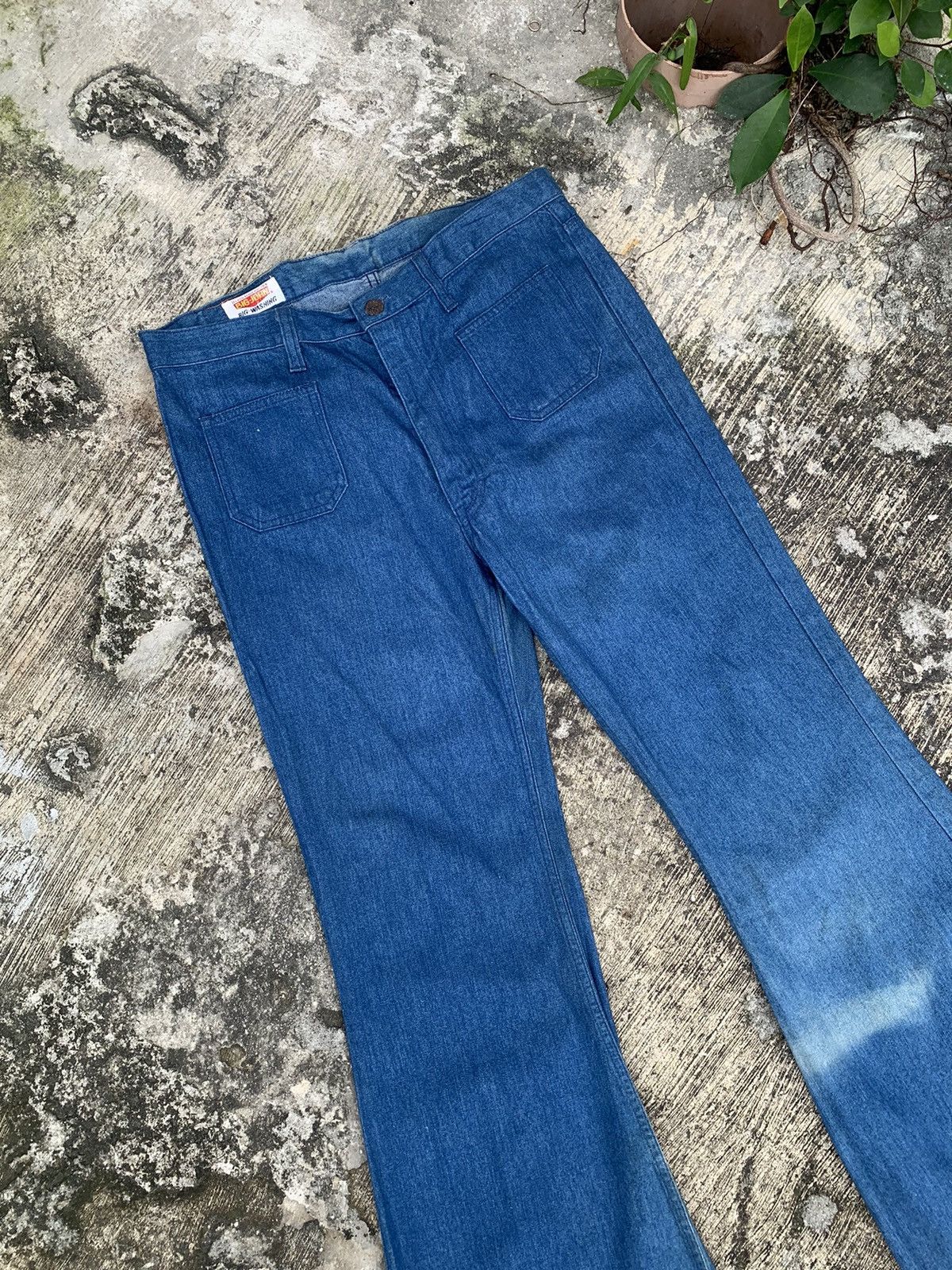 Big John × Hysteric Glamour × Le Grande Bleu (L.G.B.) Sun faded 🔥 flare Big john bush pants bootcut jeans Size US 34 / EU 50 - 7 Thumbnail