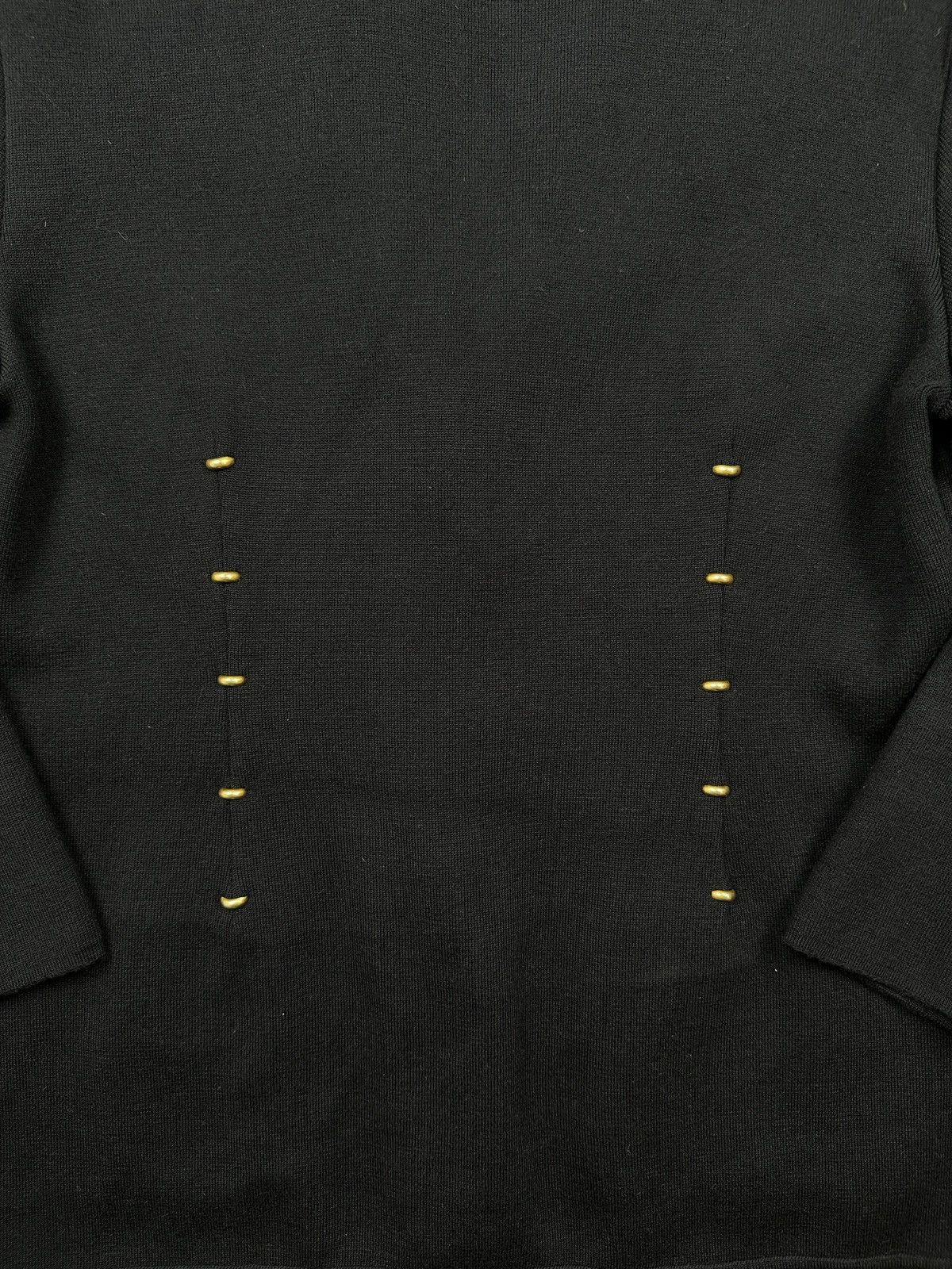 Escada Vintage Escada Margaretha Ley Black Wool Blazer Cardigan 80s Size L / US 10 / IT 46 - 12 Thumbnail