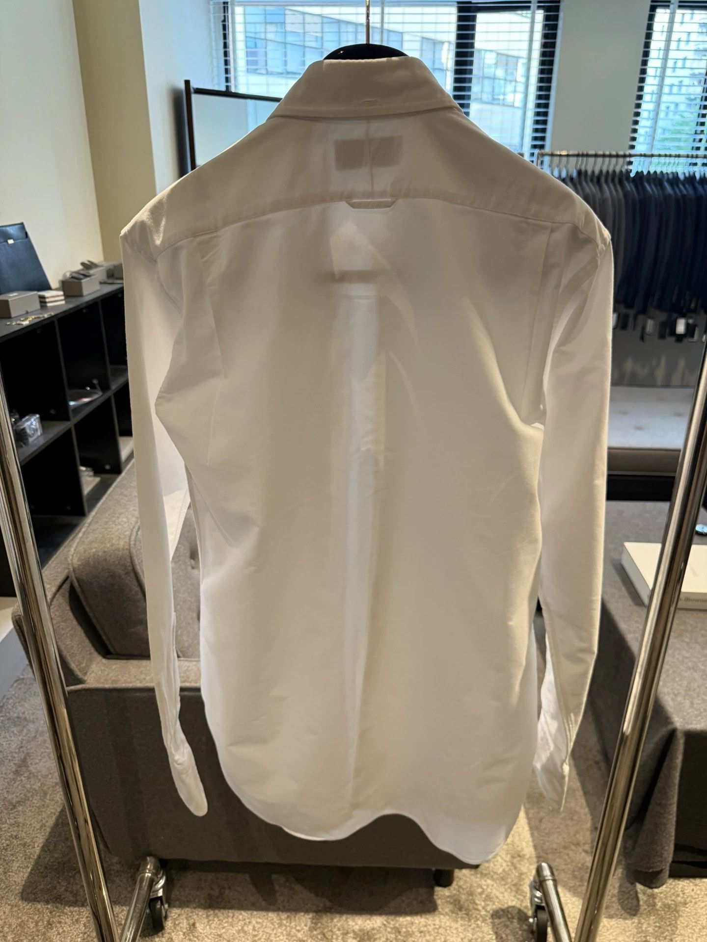 Thom Browne Thom Browne 3-color Placket White Oxford Shirt Size 4 95N Size US XL / EU 56 / 4 - 2 Thumbnail