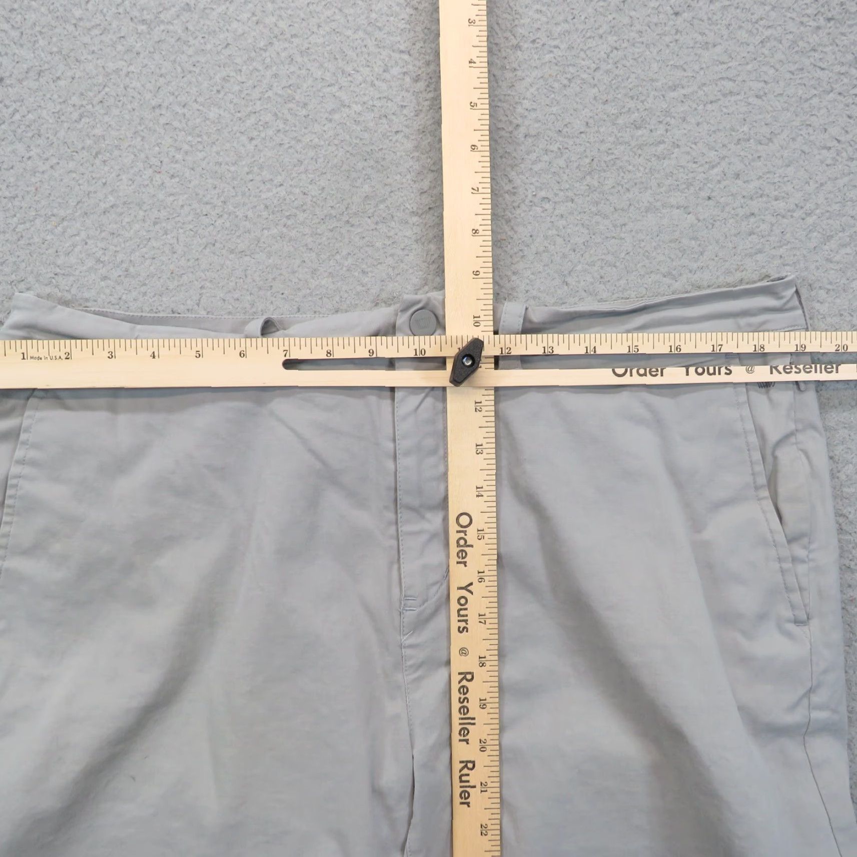 Vintage Mack Weldon Shorts Mens 36 Light Gray Preppy Casual Chino Stretch Summer Lyocell Size US 38 / EU 54 - 7 Thumbnail