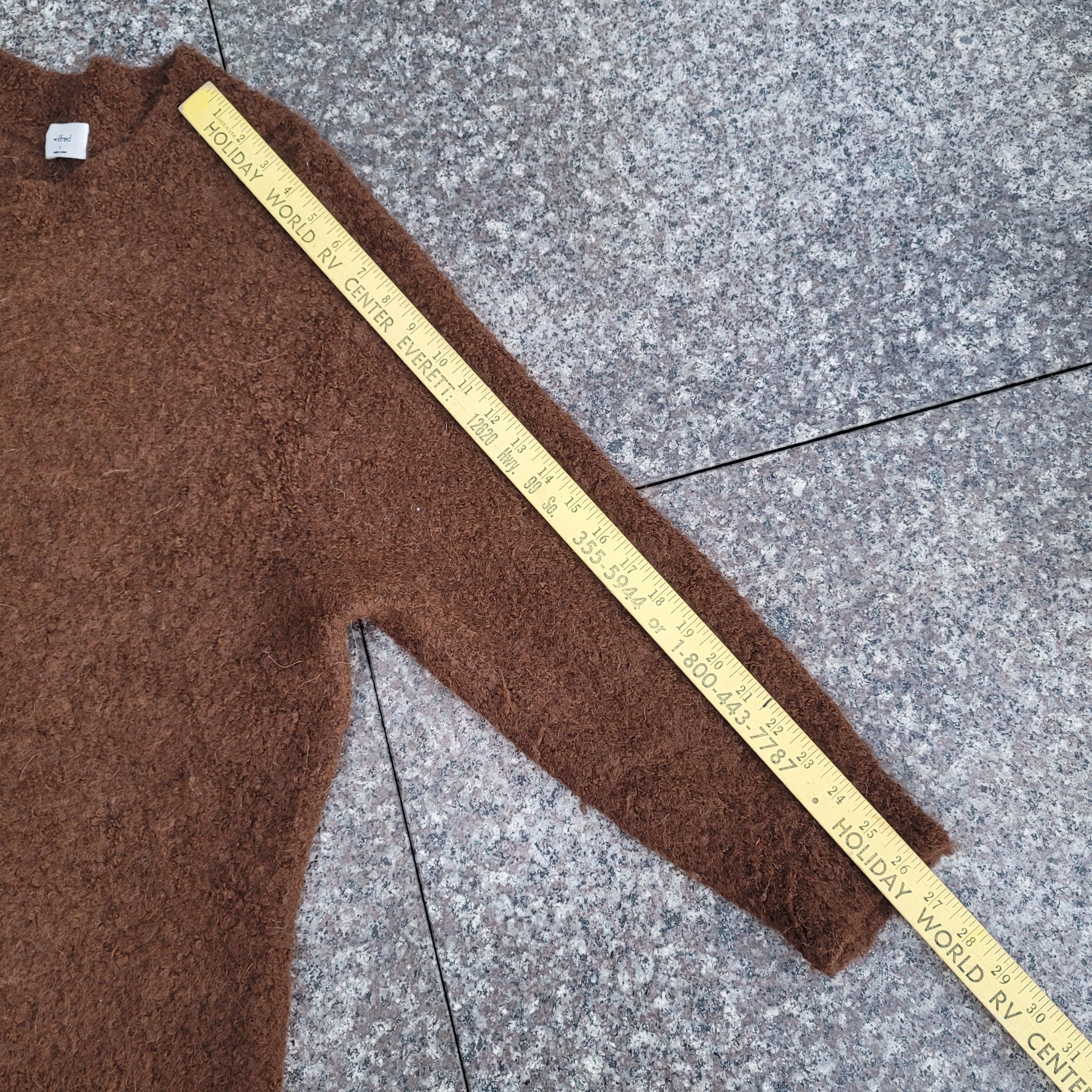 Aritzia Wilfred alpaca blend oversized sweater Size XS / US 0-2 / IT 36-38 - 4 Thumbnail