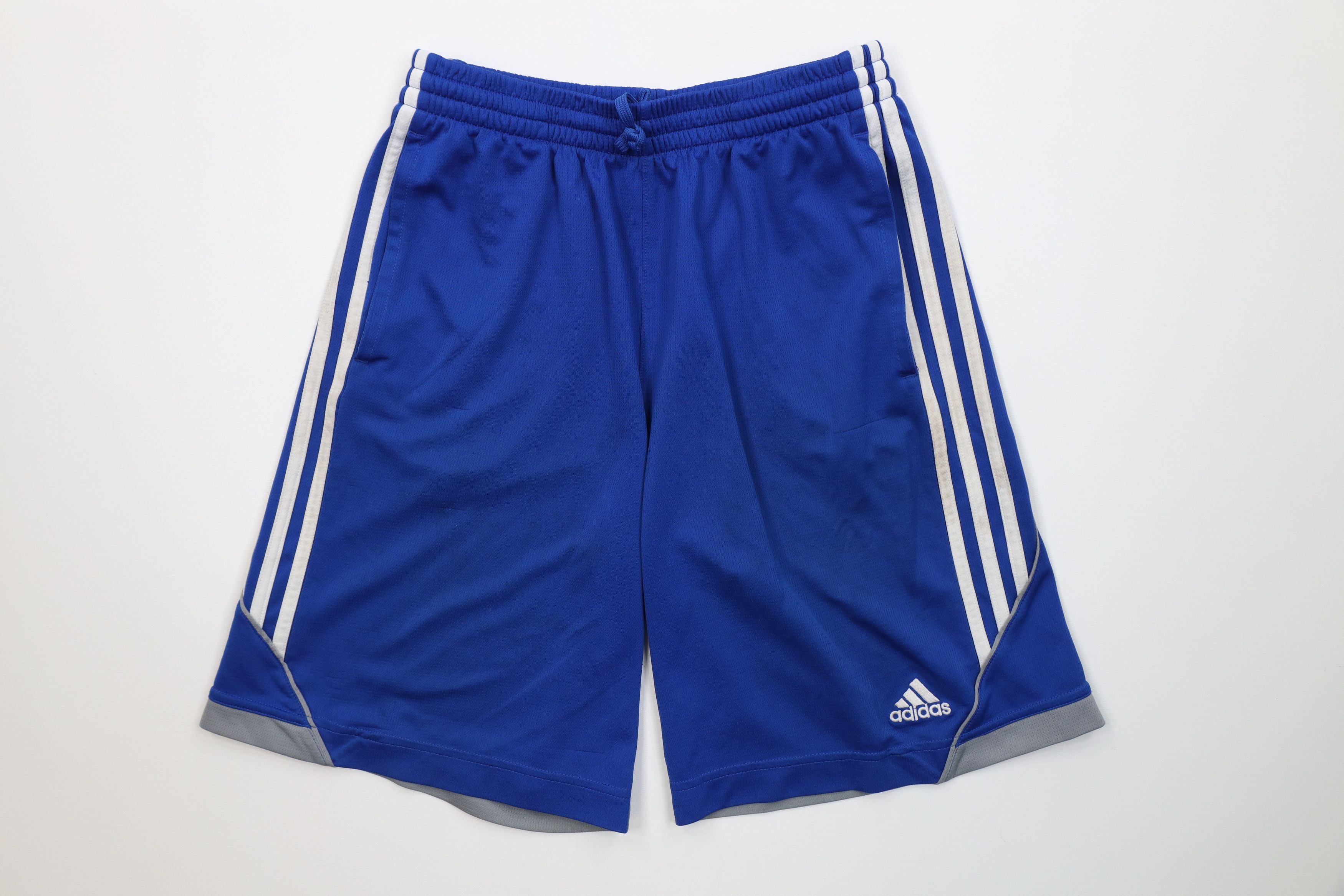 Adidas Vintage Y2K Adidas Running Jogging Soccer Shorts Blue Size US 32 / EU 48 - 1 Thumbnail