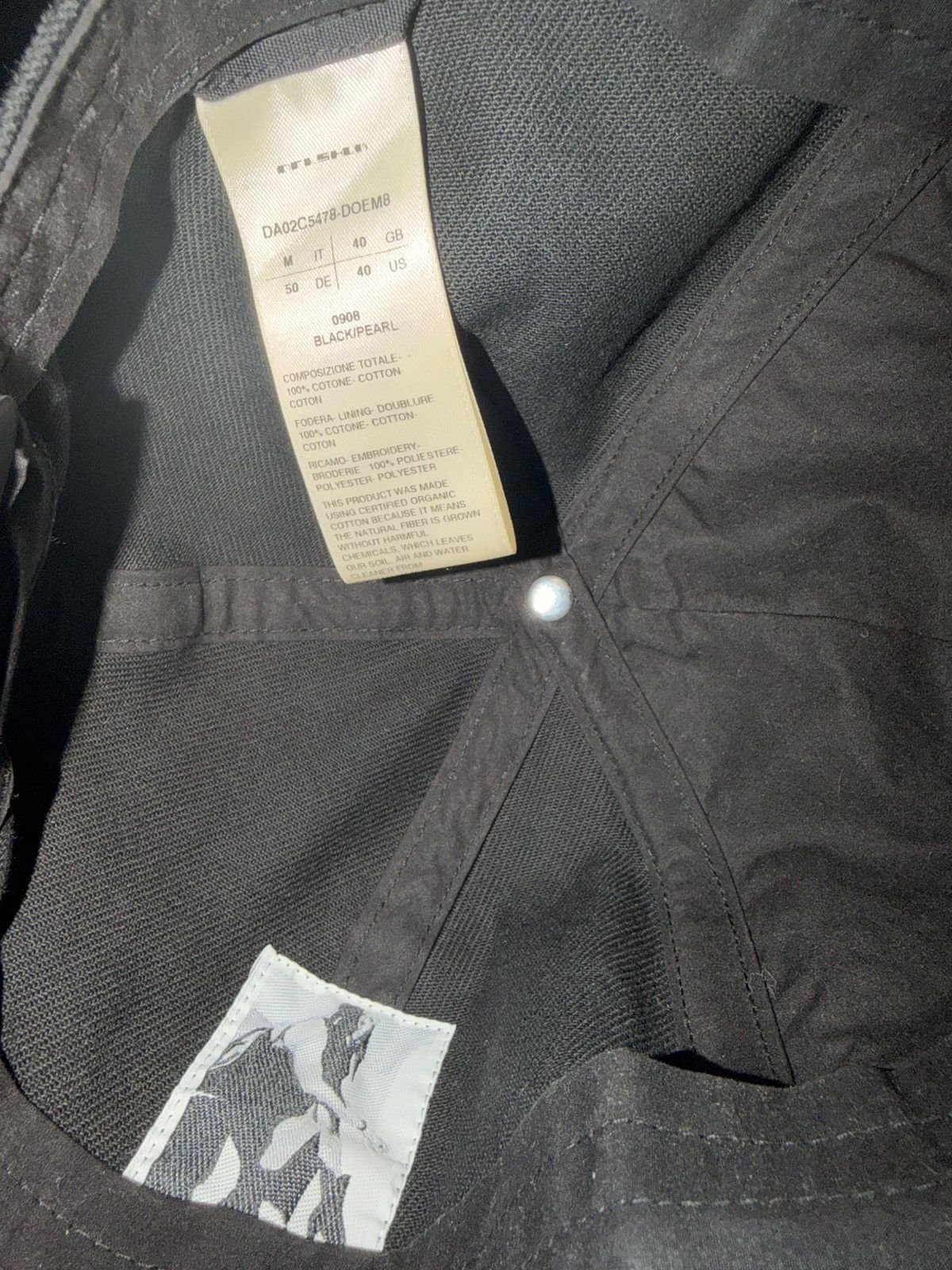 Rick Owens CUNTY RICKOWENS SNAPBACK Size 40 - 4 Thumbnail