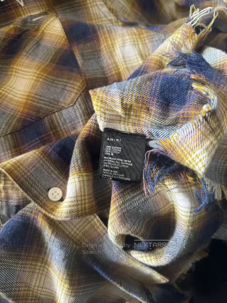 Amiri Amiri Striped knitted print worn shirt Size US XL / EU 56 / 4 - 6 Thumbnail