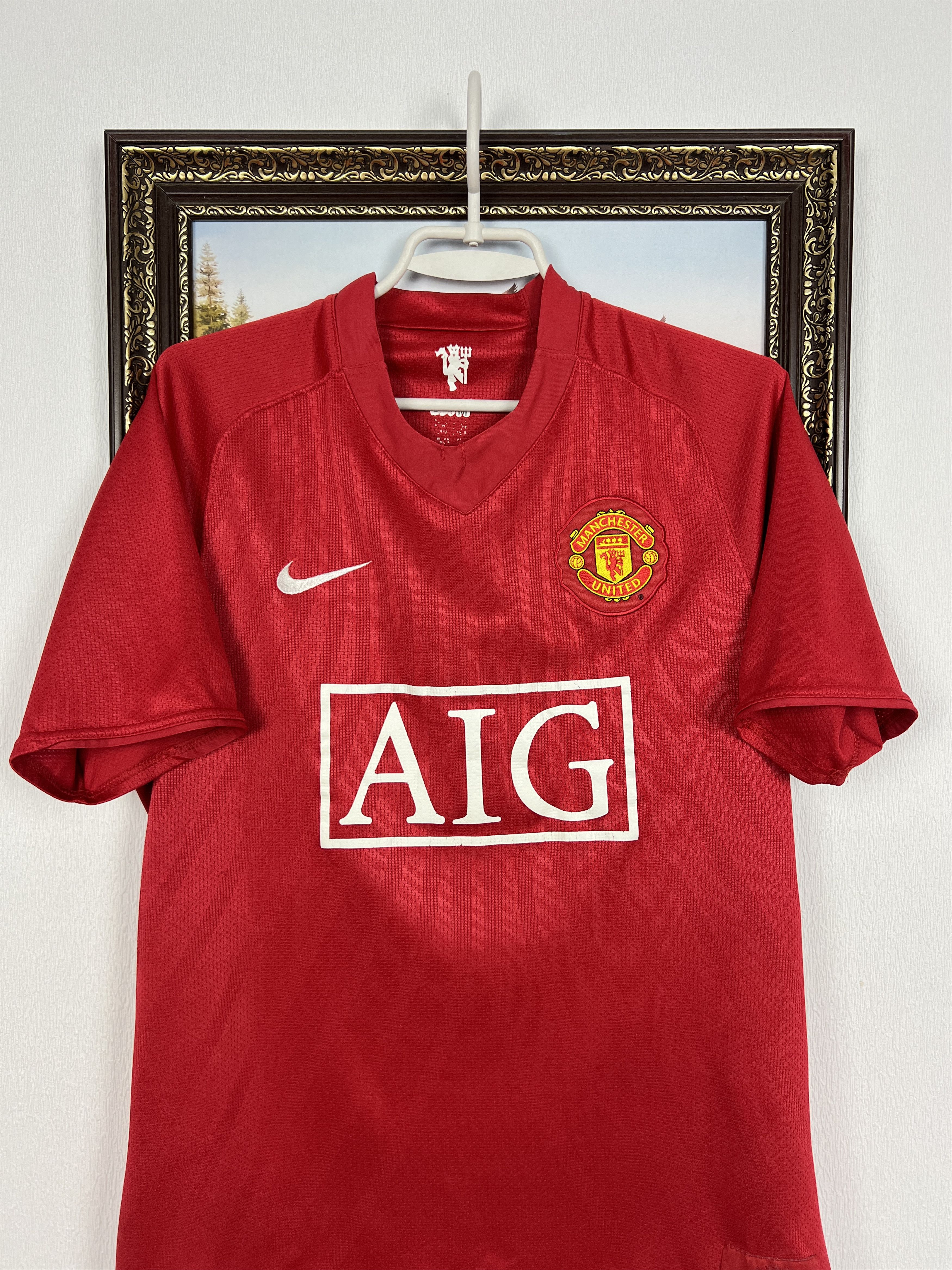 Nike Manchester United football shirt 2007 Soccer Nike Tee Hype Size US M / EU 48-50 / 2 - 2 Thumbnail