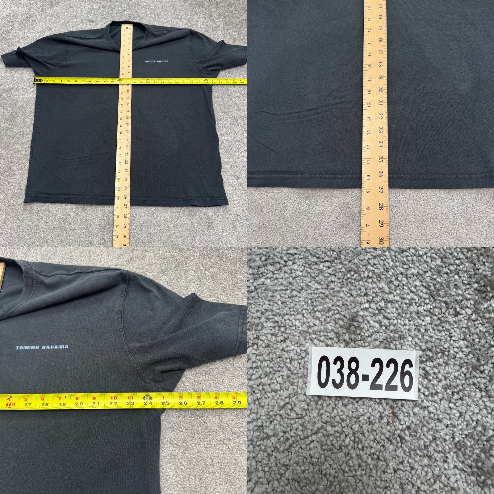 Tommy Bahama Tommy Bahama Shirt Men Large Black Short Sleeve Crew Neck Cotton Tee Logo Beach Outdoor Size US L / EU 52-54 / 3 - 8 Thumbnail
