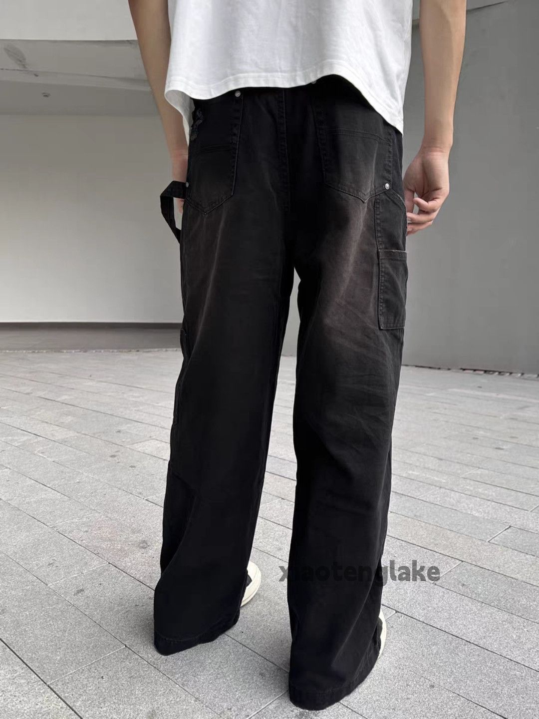 Jean × Vintage washed faded loose baggy skate carpenter jeans Size US 32 / EU 48 - 2 Thumbnail
