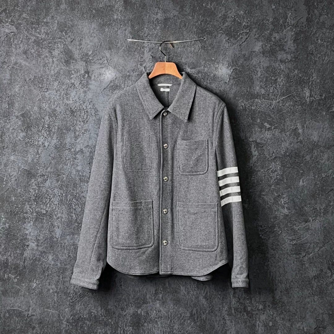 Thom Browne Thom Browne Cargo Brown Light Jacket m Men Size US M / EU 48-50 / 2 - 1 Thumbnail