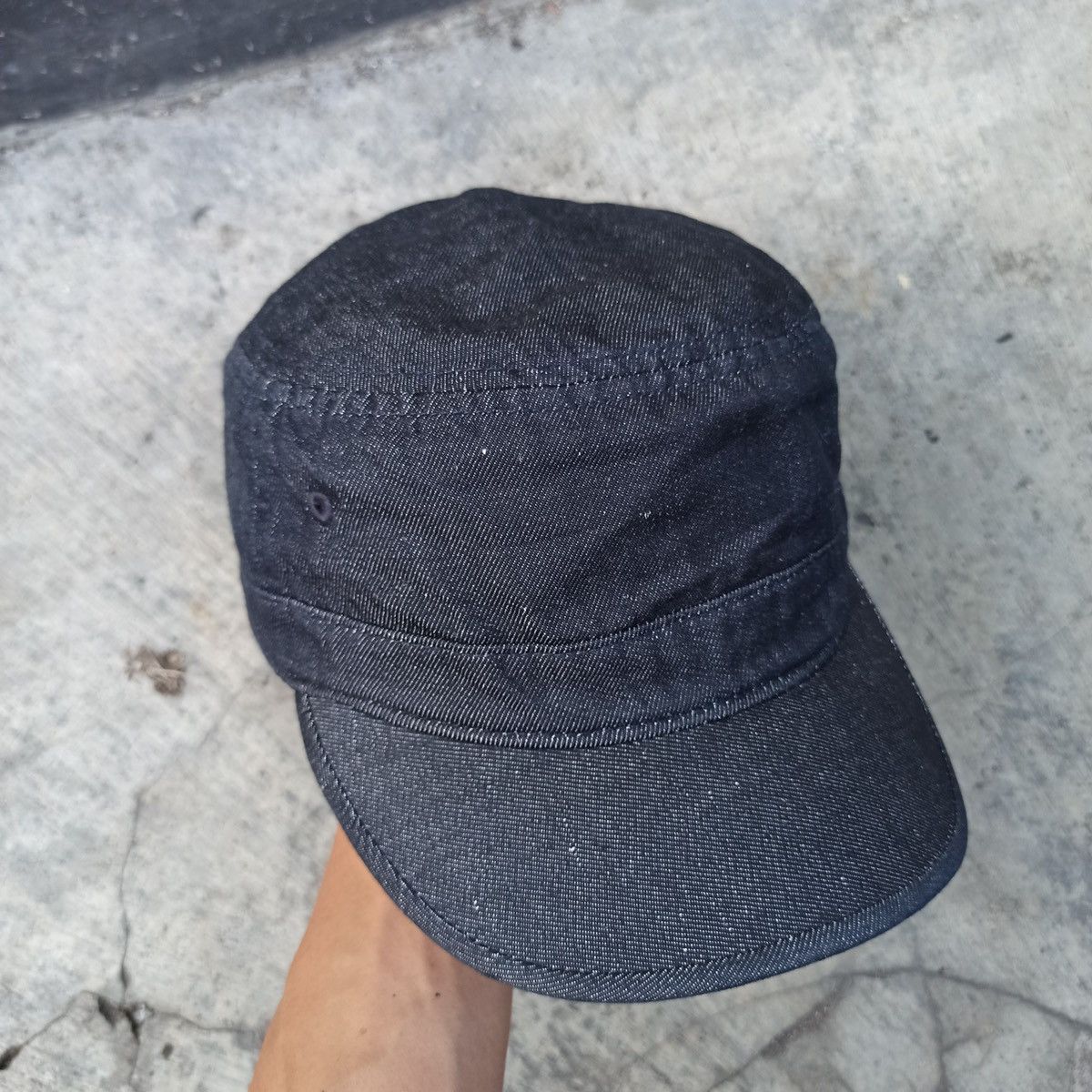 Japanese Brand × Uniqlo Black chrome sailor patrol hat Size ONE SIZE - 1 Thumbnail