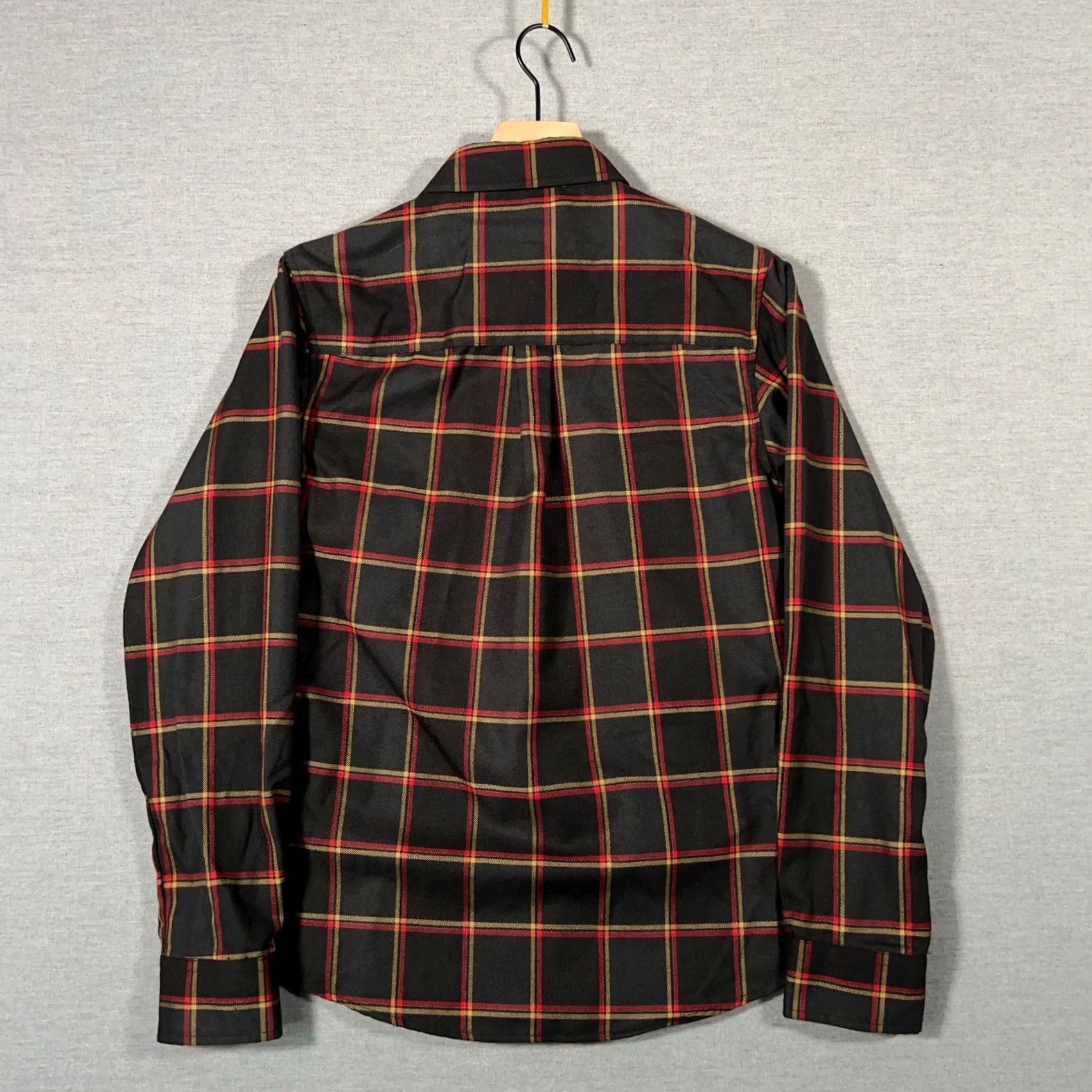 Dixxon Shirt Womens Medium Black Red Plaid Flannel Button Up First To Fight New, Women's — image 5 of 6