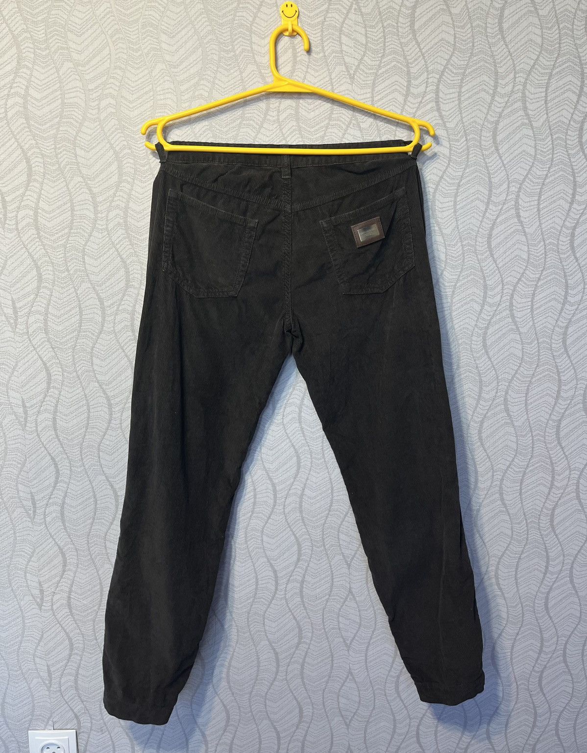Dolce & Gabbana × Vintage Dolce & Gabbana Vintage Velvet Zipped Up Pants Italy Made XS Size US 29 - 2 Thumbnail