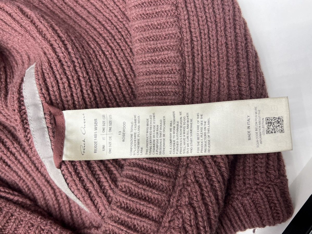 Rick Owens Rick Owens Purple Hood Beanie Size ONE SIZE - 6 Thumbnail