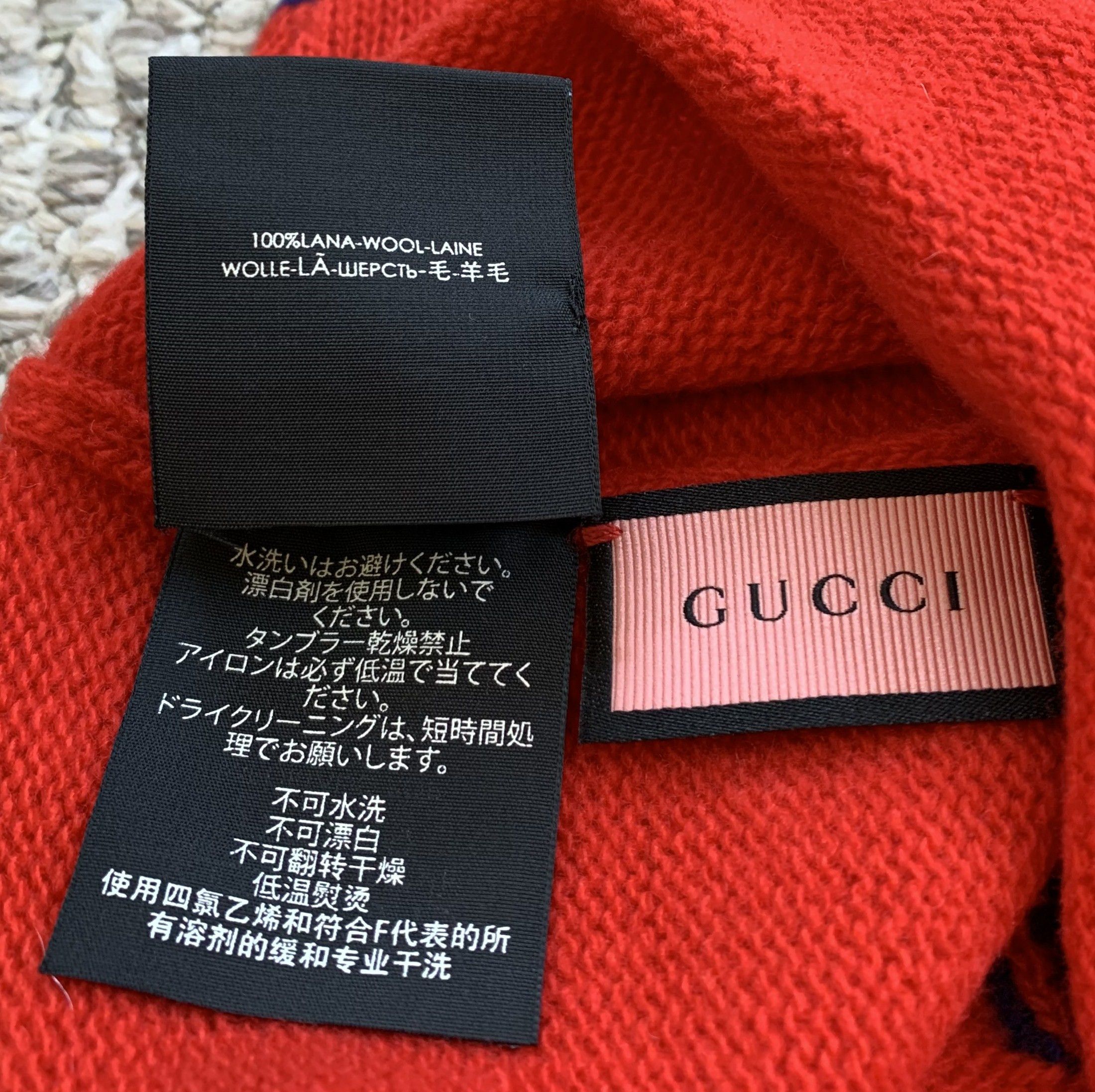 Gucci F/W 2016 Gucci "GucciGhost" Beanie Hat Size ONE SIZE - 4 Thumbnail