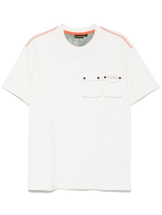 Napapijri NAPAPIJRI Men T-Shirts NP0A4IEL N1A1 White Size US S / EU 44-46 / 1 - 1 Thumbnail