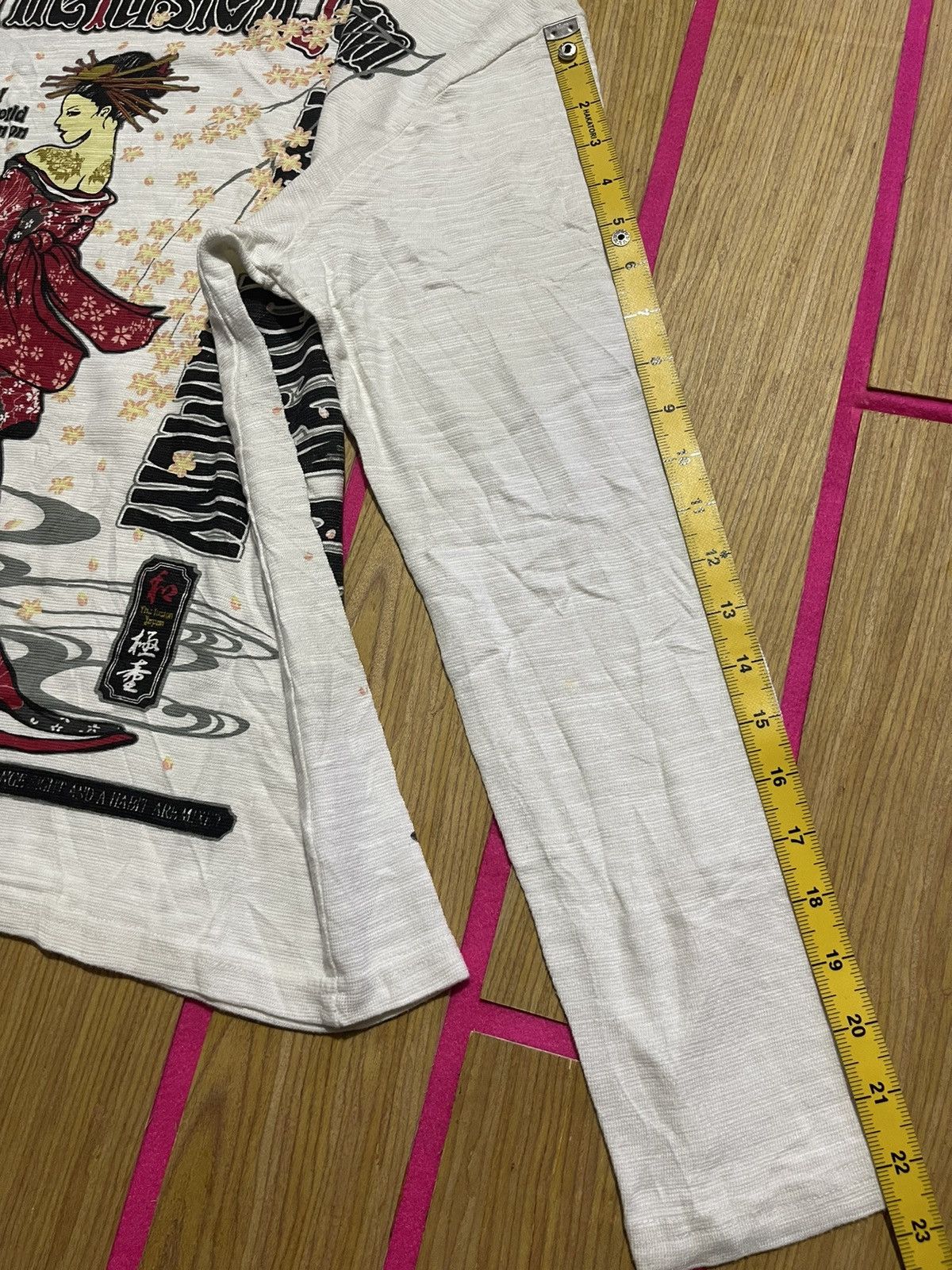 If Six Was Nine VINTAGE SUKAJAN long sleeve tshirt japanese style Size US M / EU 48-50 / 2 - 14 Thumbnail
