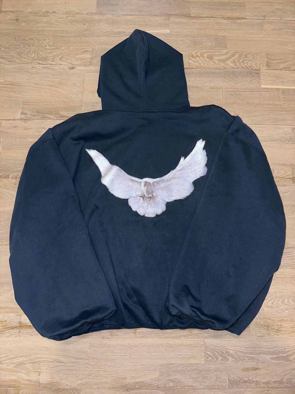 image of Yeezy Gap Balenciaga Dove Hoodie Navy, Men's (Size XL)