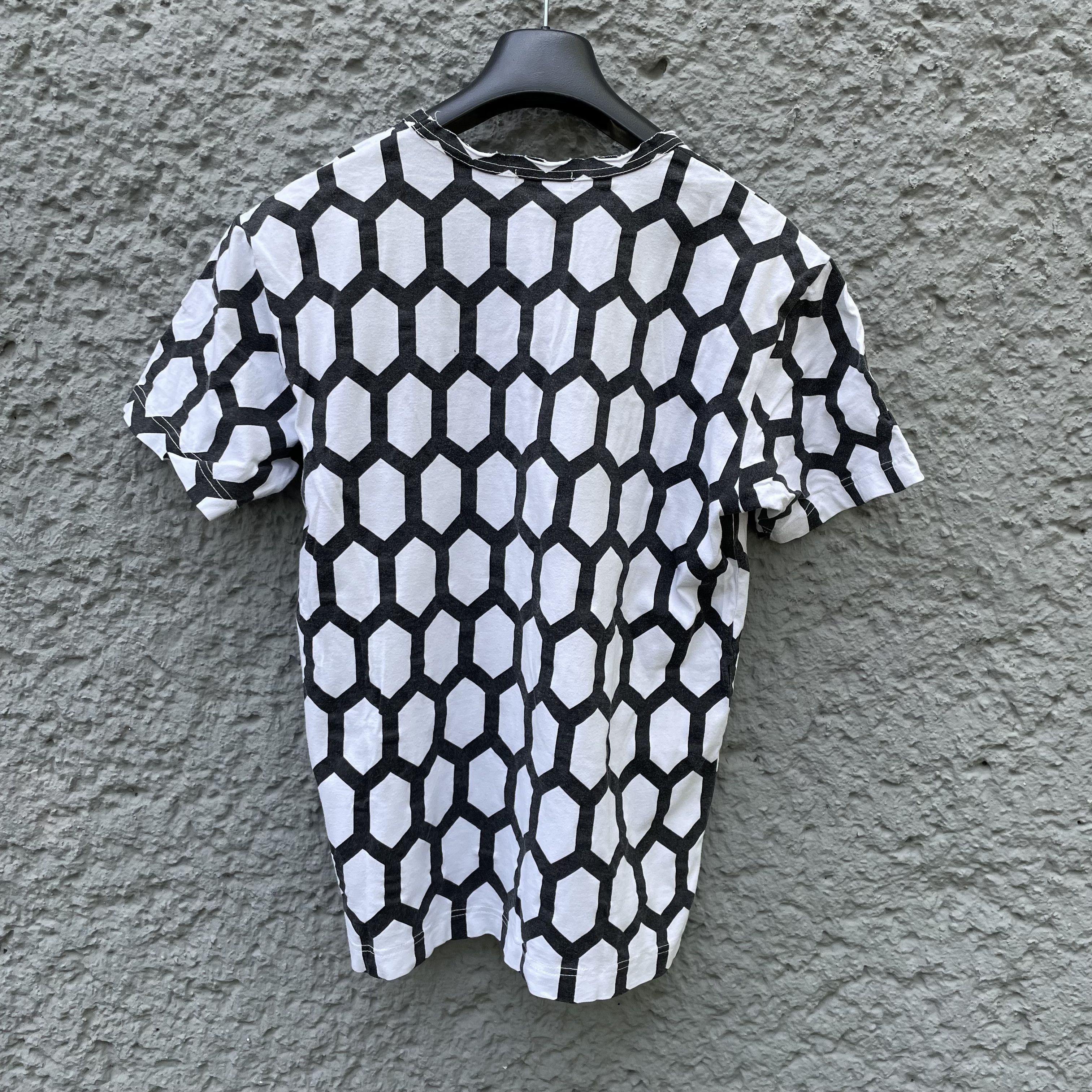 CDG Homme Plus Black and White T-Shirt Tee Top S/S15