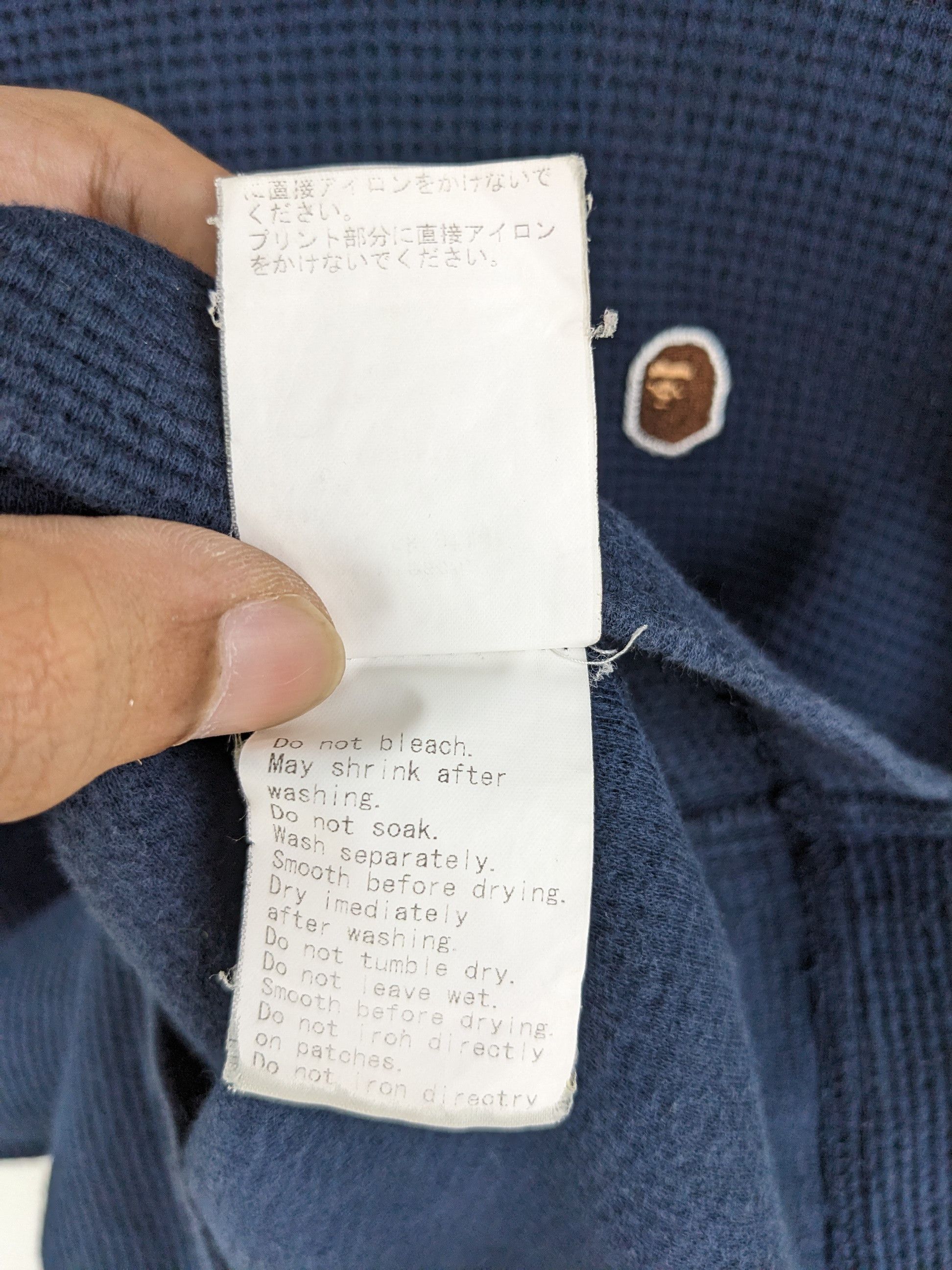 Bape × Nigo Bape One Point Thermal Tee Nigo Size XS / US 0-2 / IT 36-38 - 14 Thumbnail