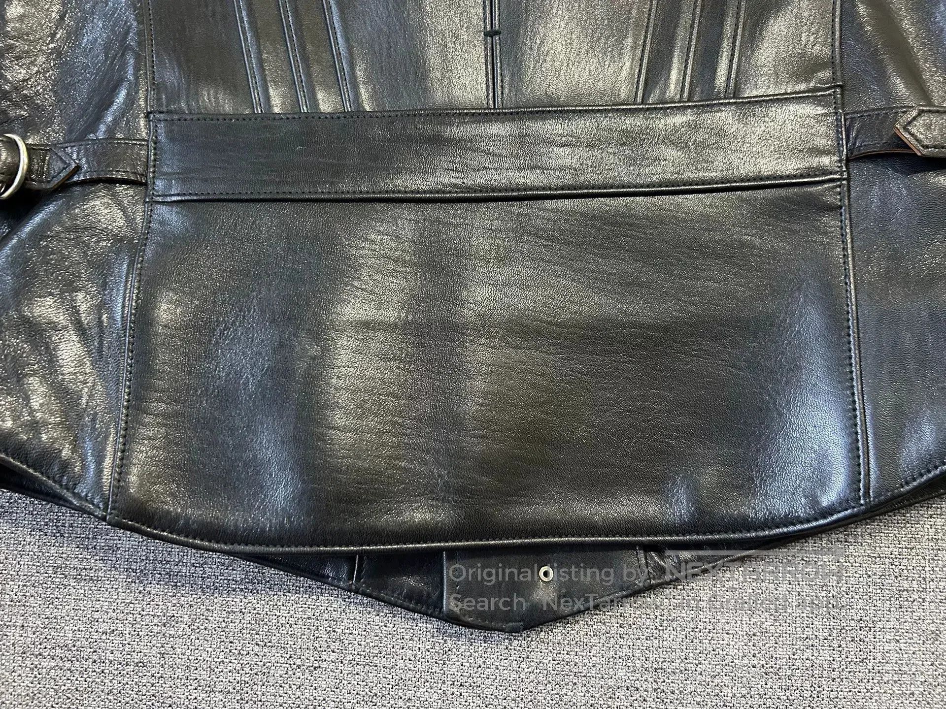 Fine Creek fine creek leather thick motorcycle jacket. Size US M / EU 48-50 / 2 - 6 Thumbnail