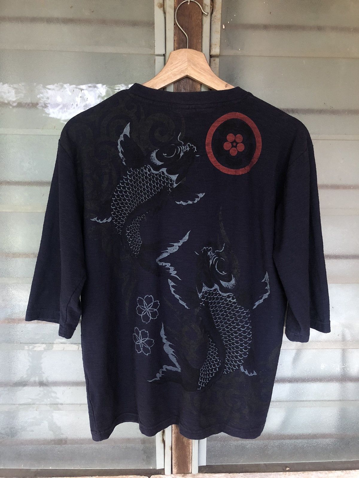 Bullet Noise Bullet Noise Sukajan Fish Koi Japanese Shirt Tee Size US L / EU 52-54 / 3 - 8 Thumbnail